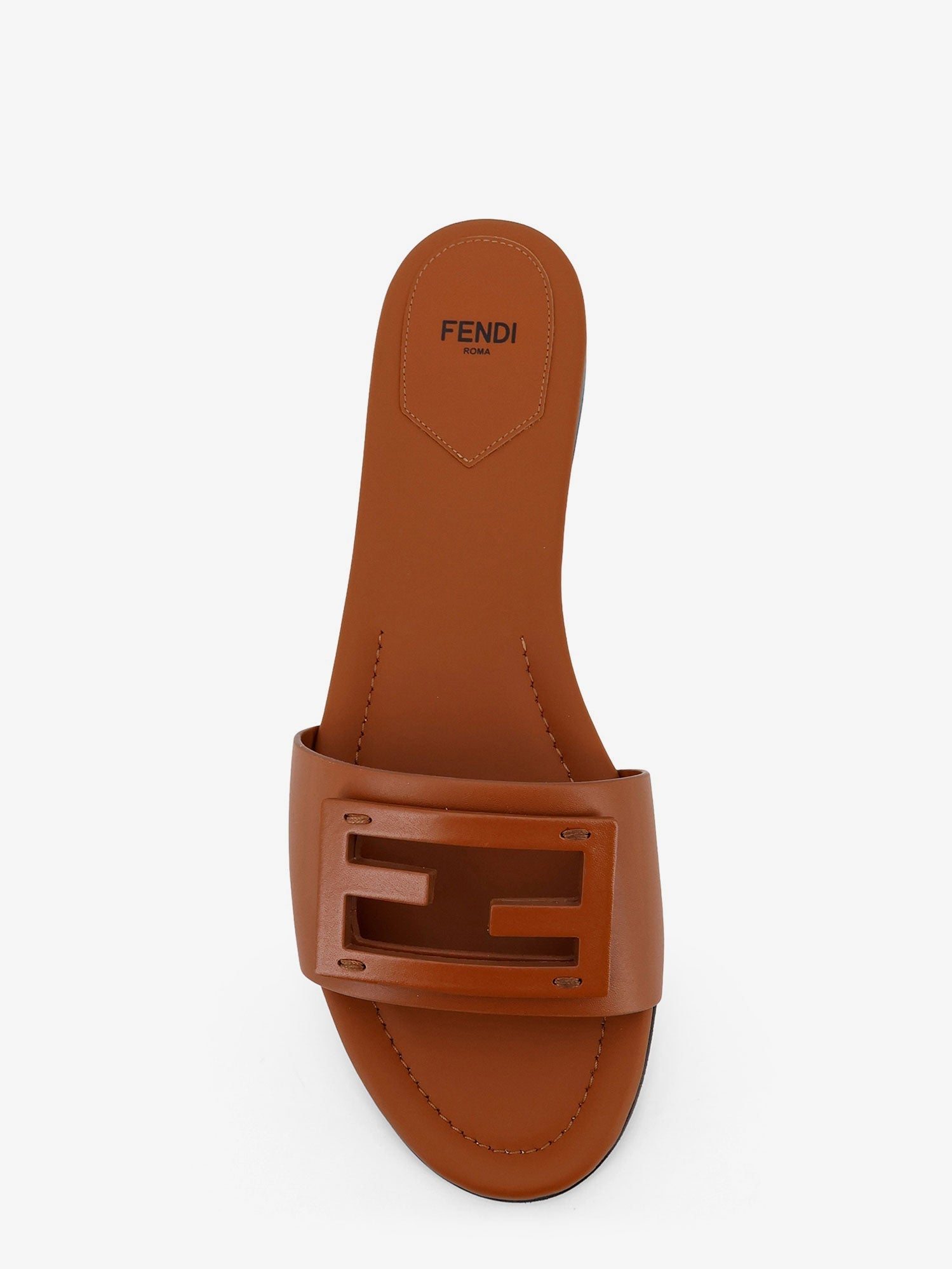 Fendi Baguette Leather Sandals