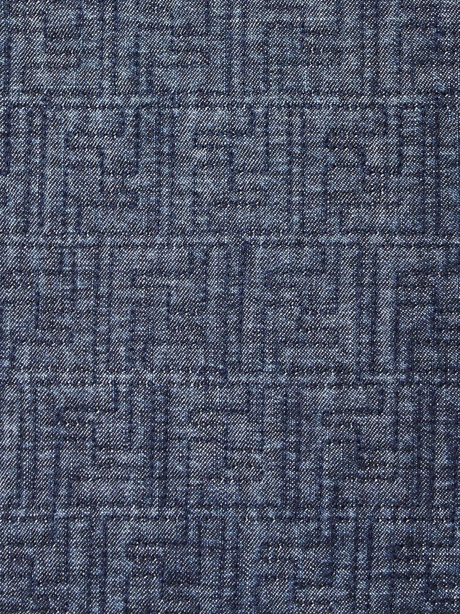 Fendi Padded Denim Mini Dress