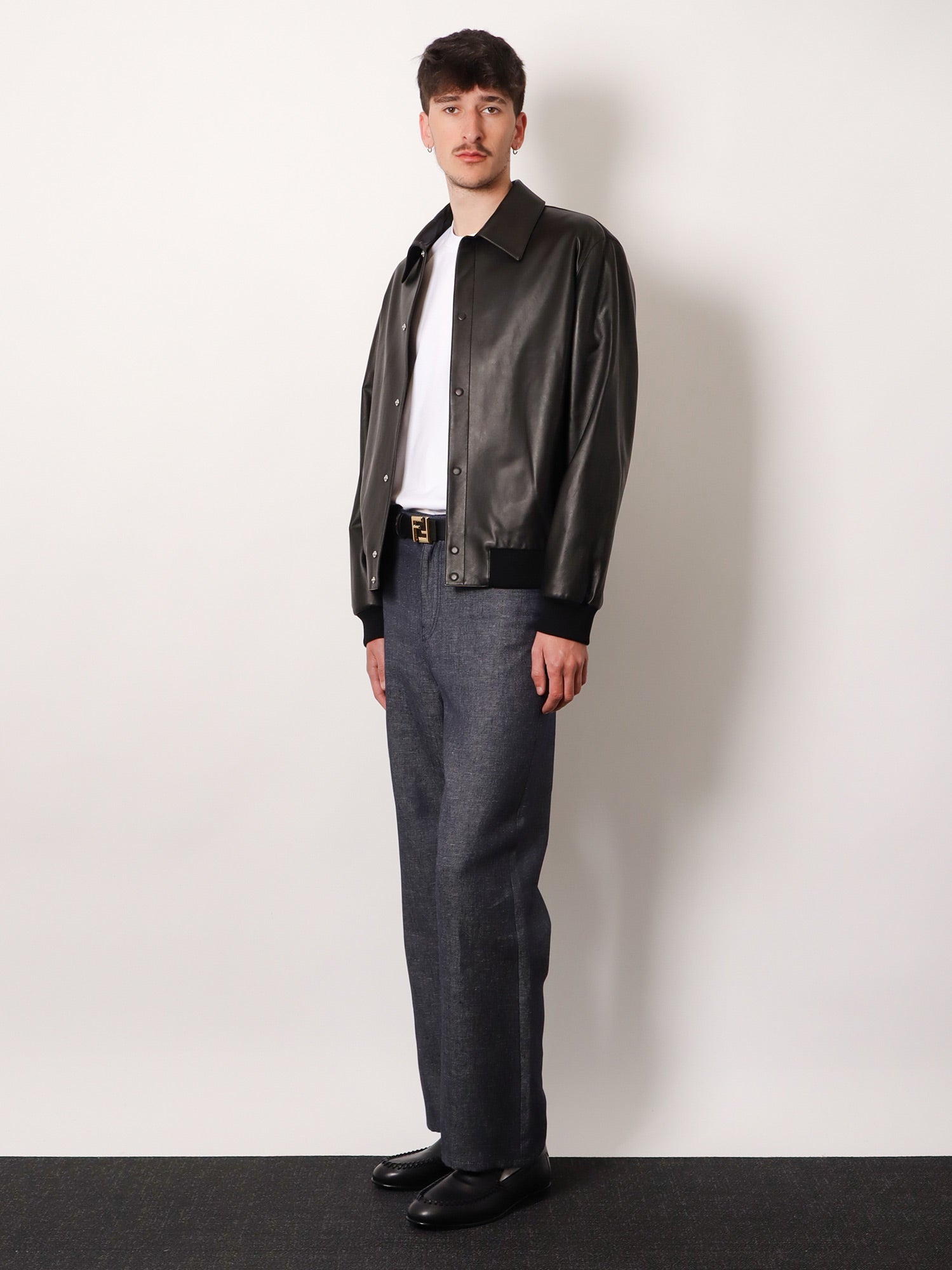 Fendi Relaxed Linen, Cotton And Silk Jeans