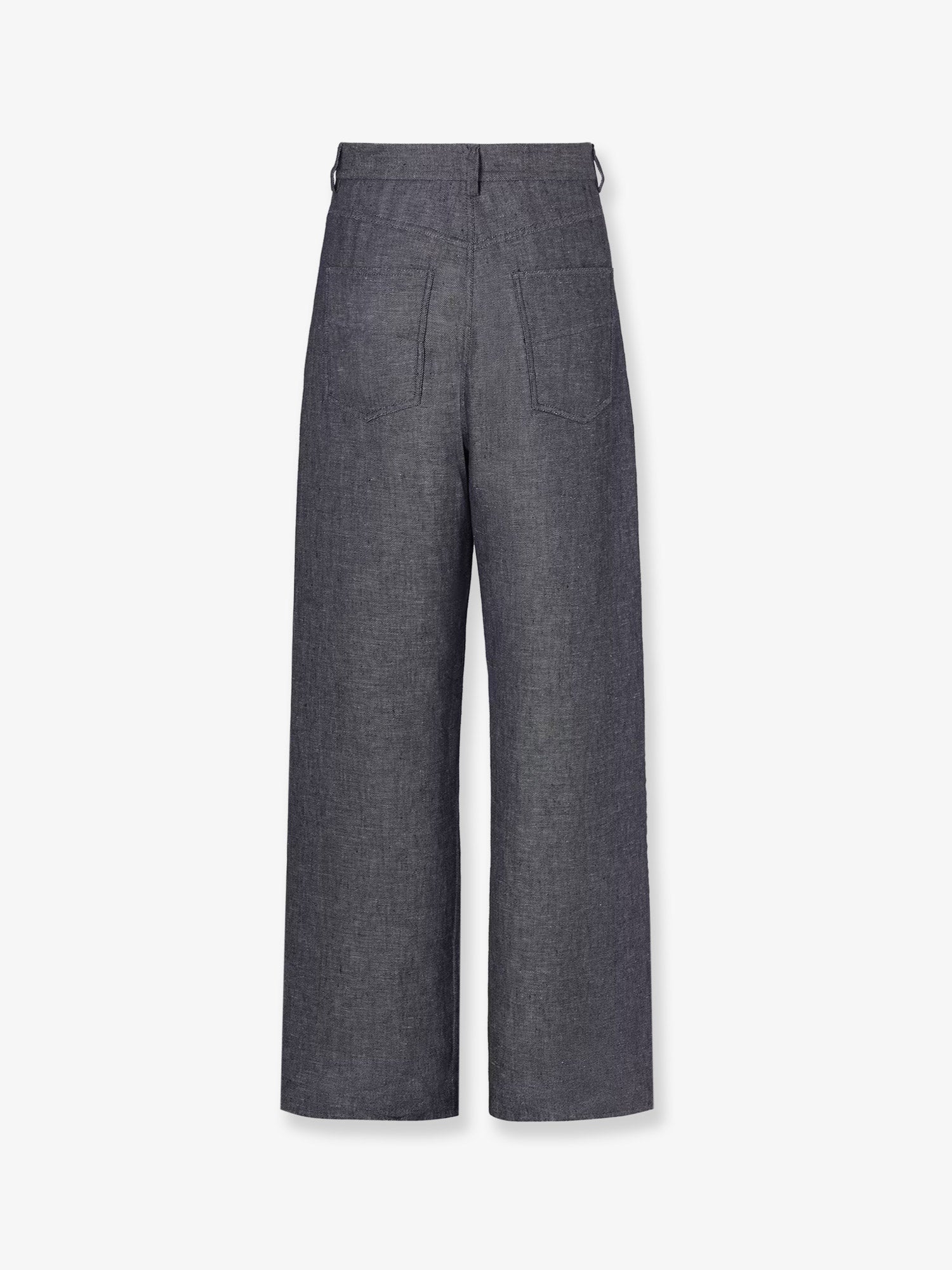 Fendi Relaxed Linen, Cotton And Silk Jeans