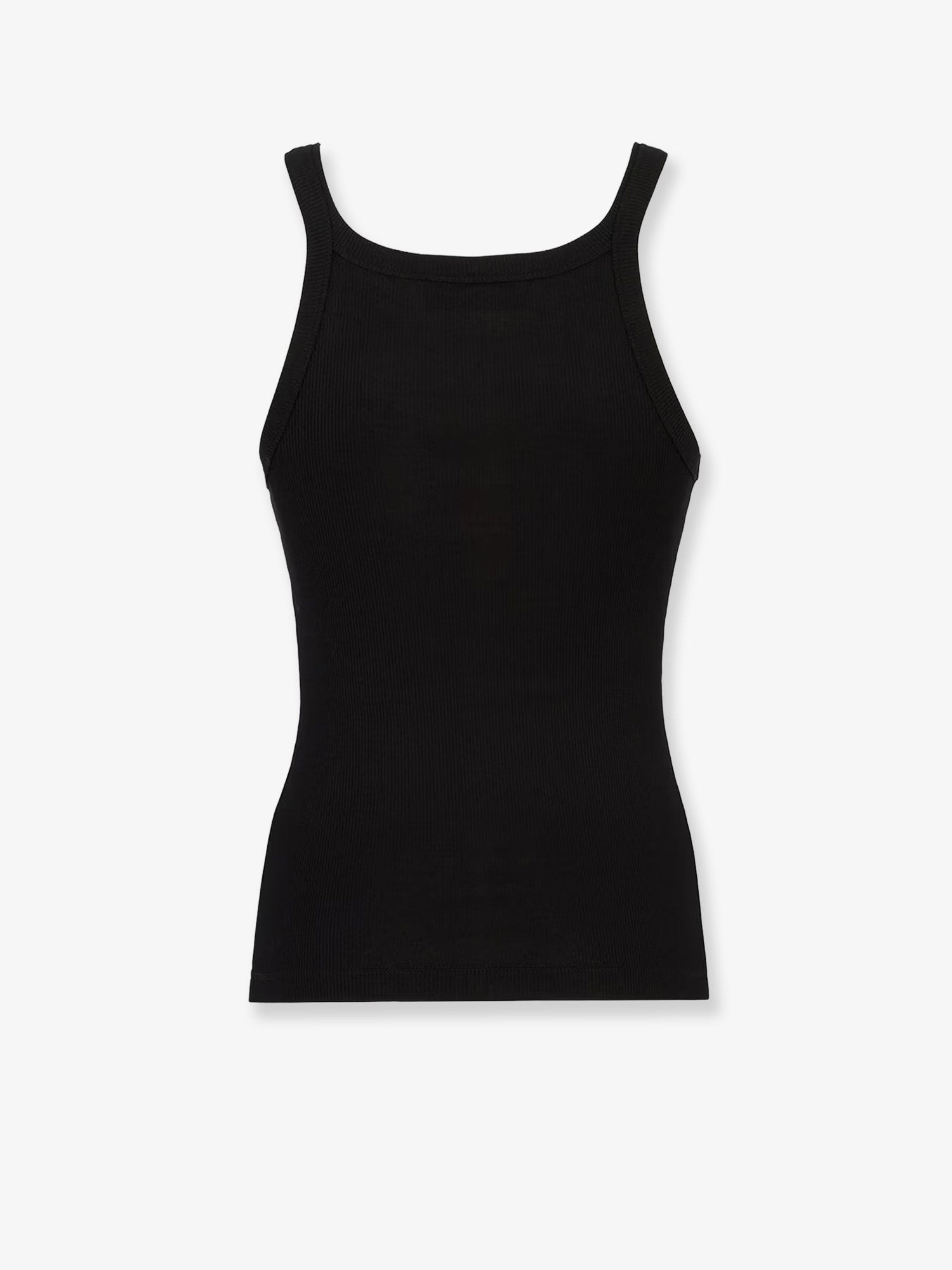 Fendi Ribbed Cotton Tank Top