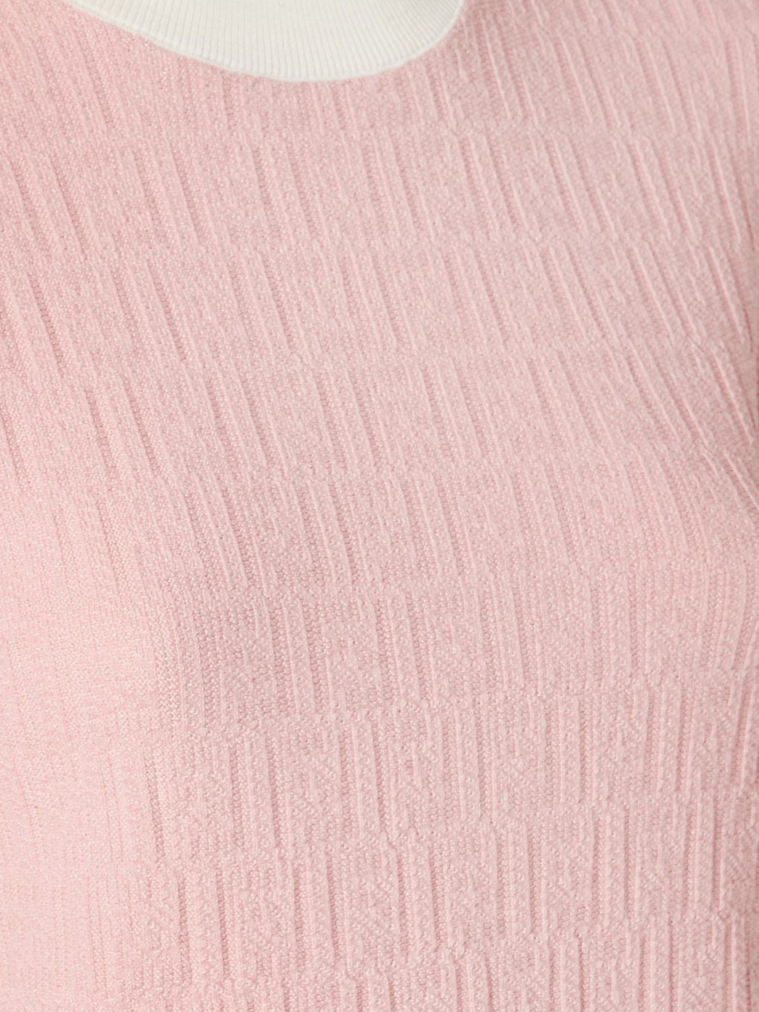 Fendi Cotton And Silk Sweater With All-over Ff Motif