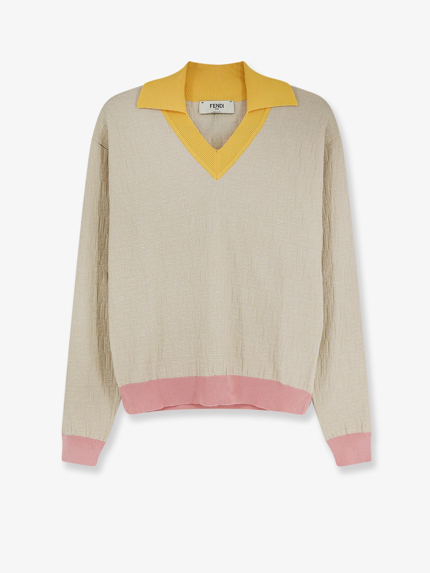 Fendi Cotton And Silk Sweater