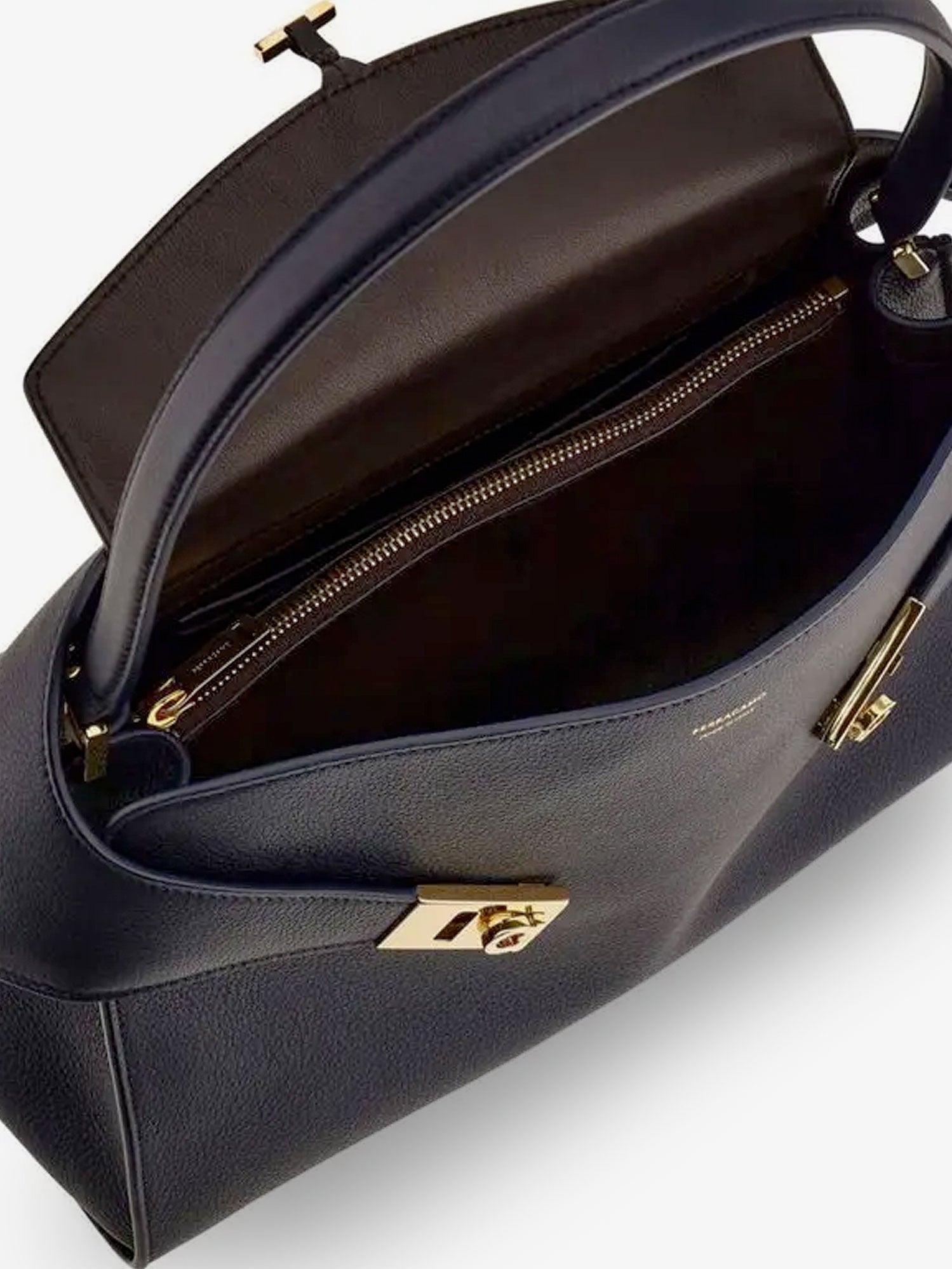 Ferragamo Hug Leather Shoulder Bag