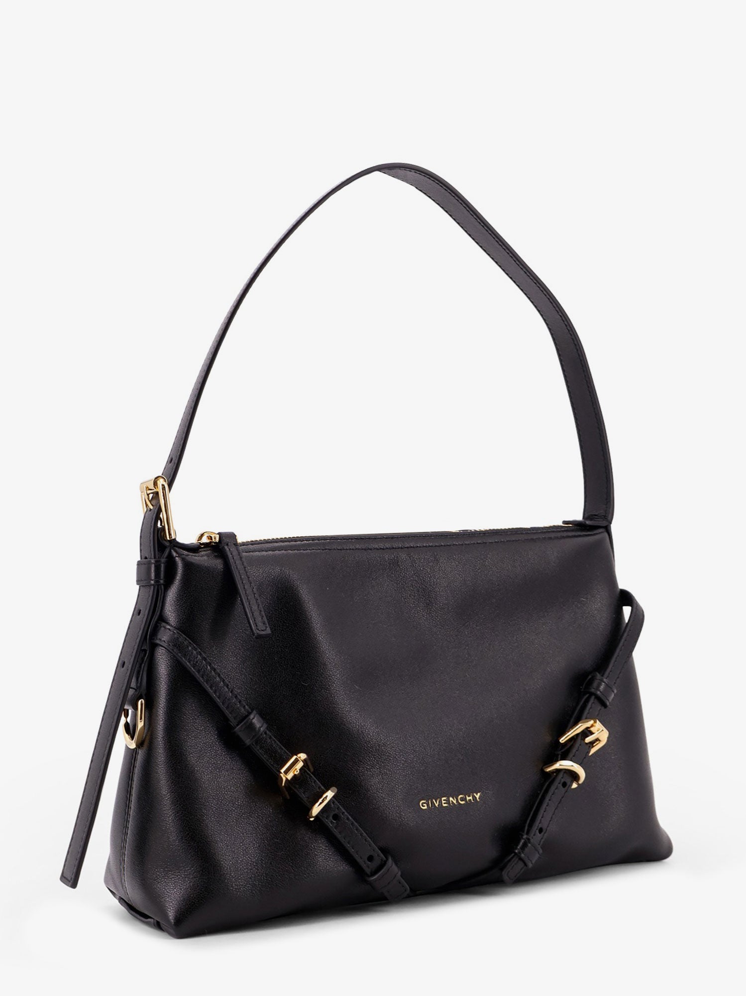 Givenchy Voyou Leather Shoulder Bag