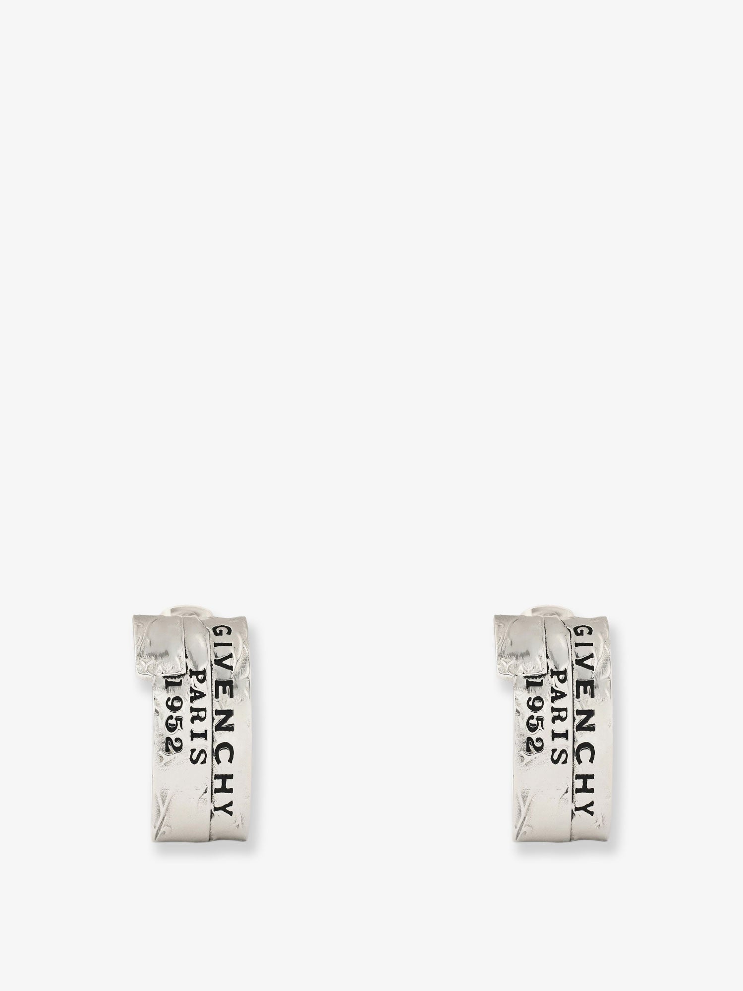 Givenchy Givenchy Tape Earrings In Metal And Enamel