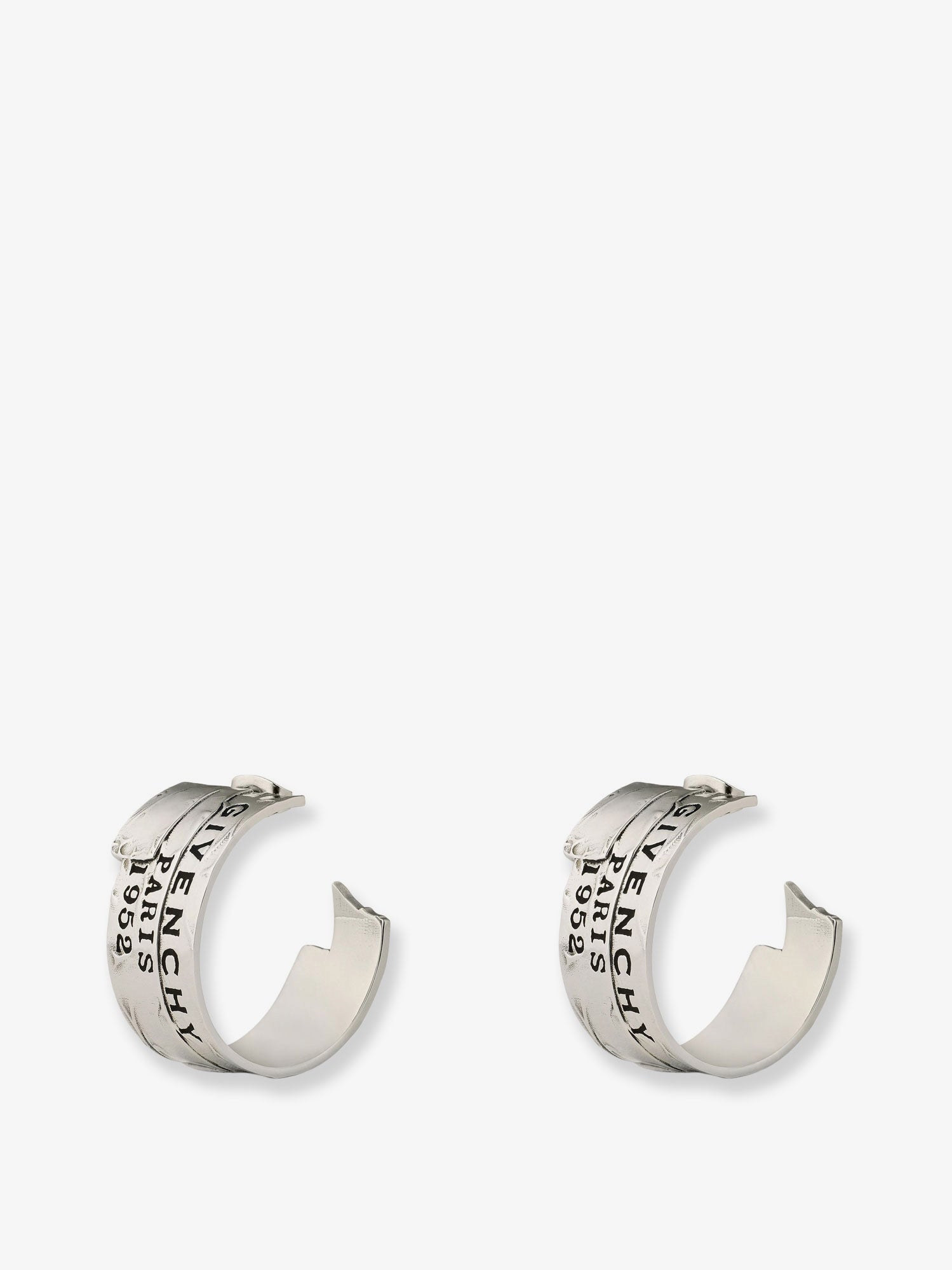 Givenchy Givenchy Tape Earrings In Metal And Enamel