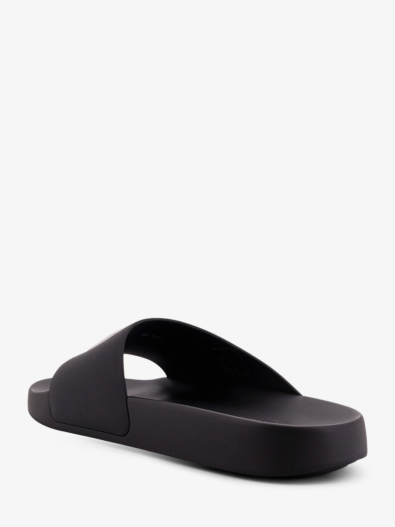 Givenchy Rubber Slide With Logo Lettering Patch