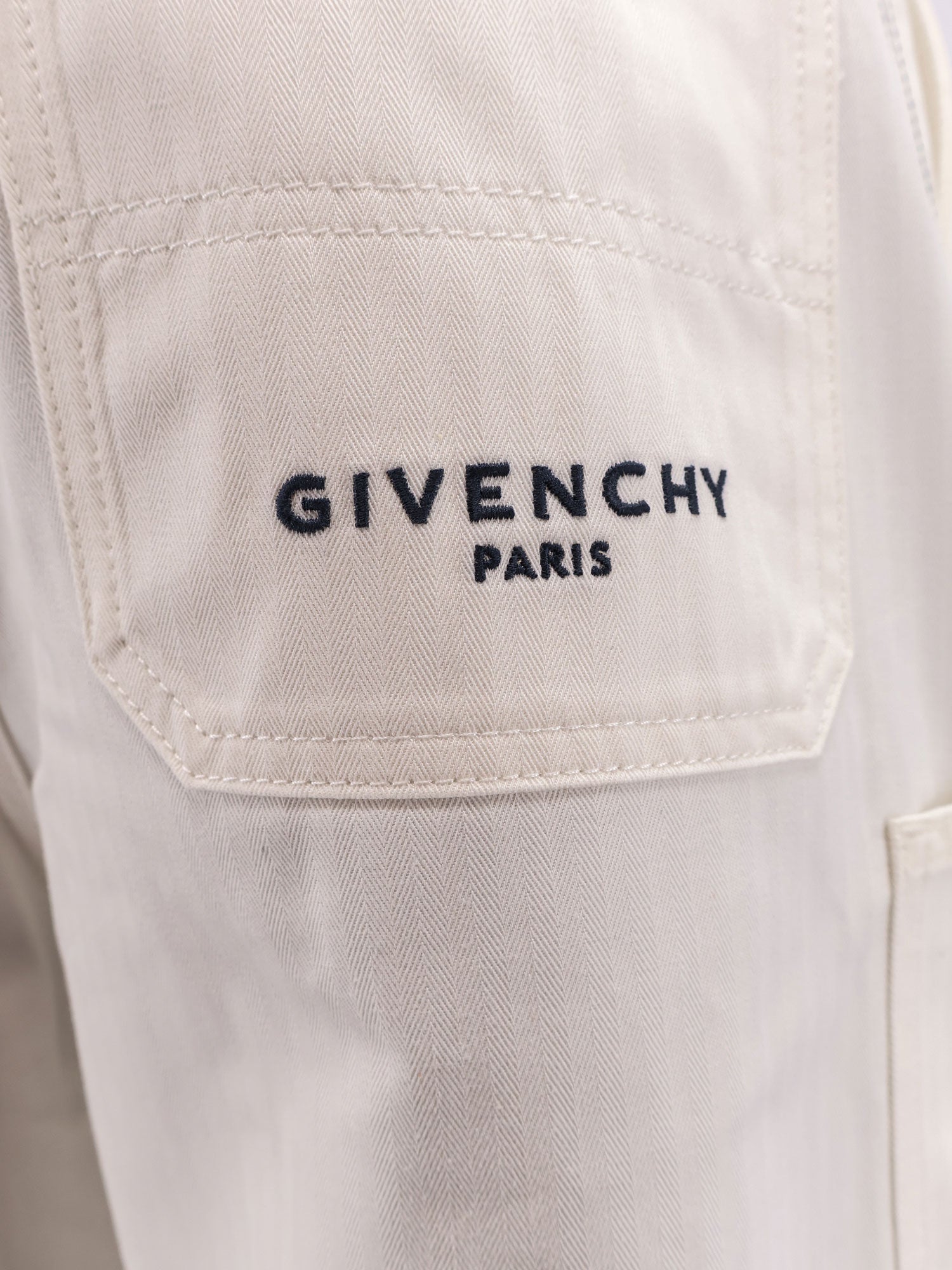 Givenchy Cotton Bermuda Shorts With Logo Embroidery