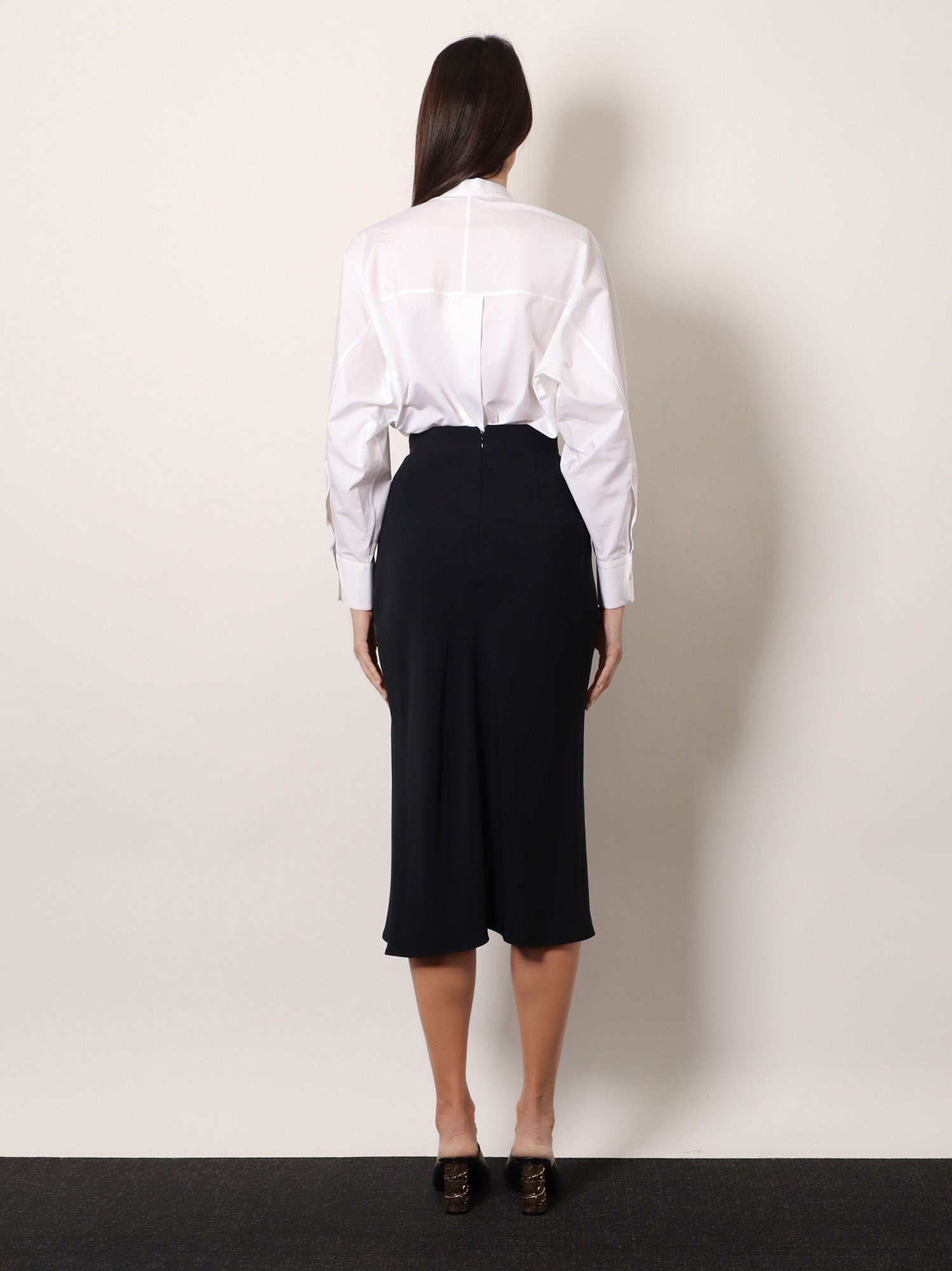 Givenchy Draped Midi Skirt