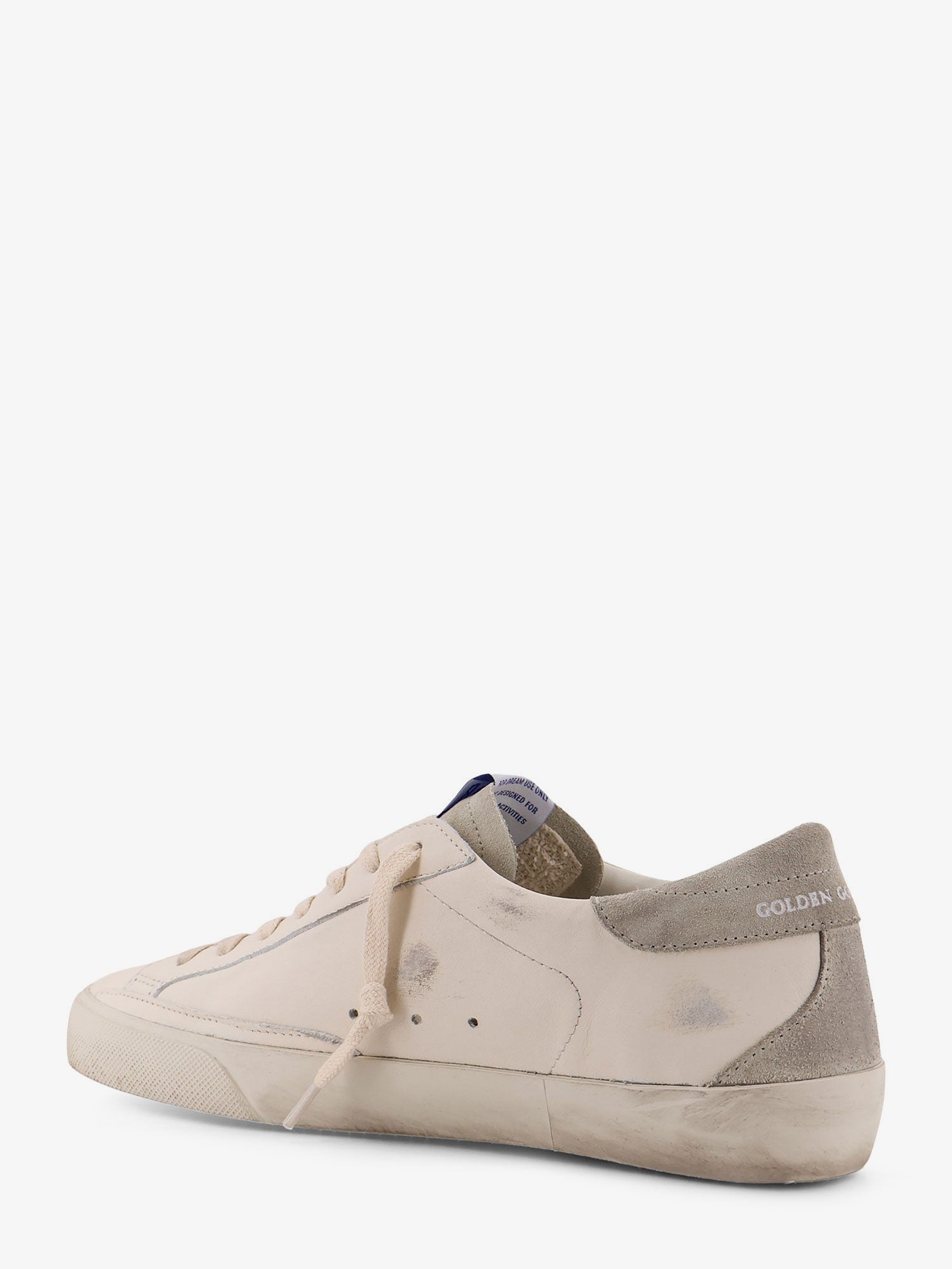 Golden Goose Super Star Leather Sneakers With Side Logo