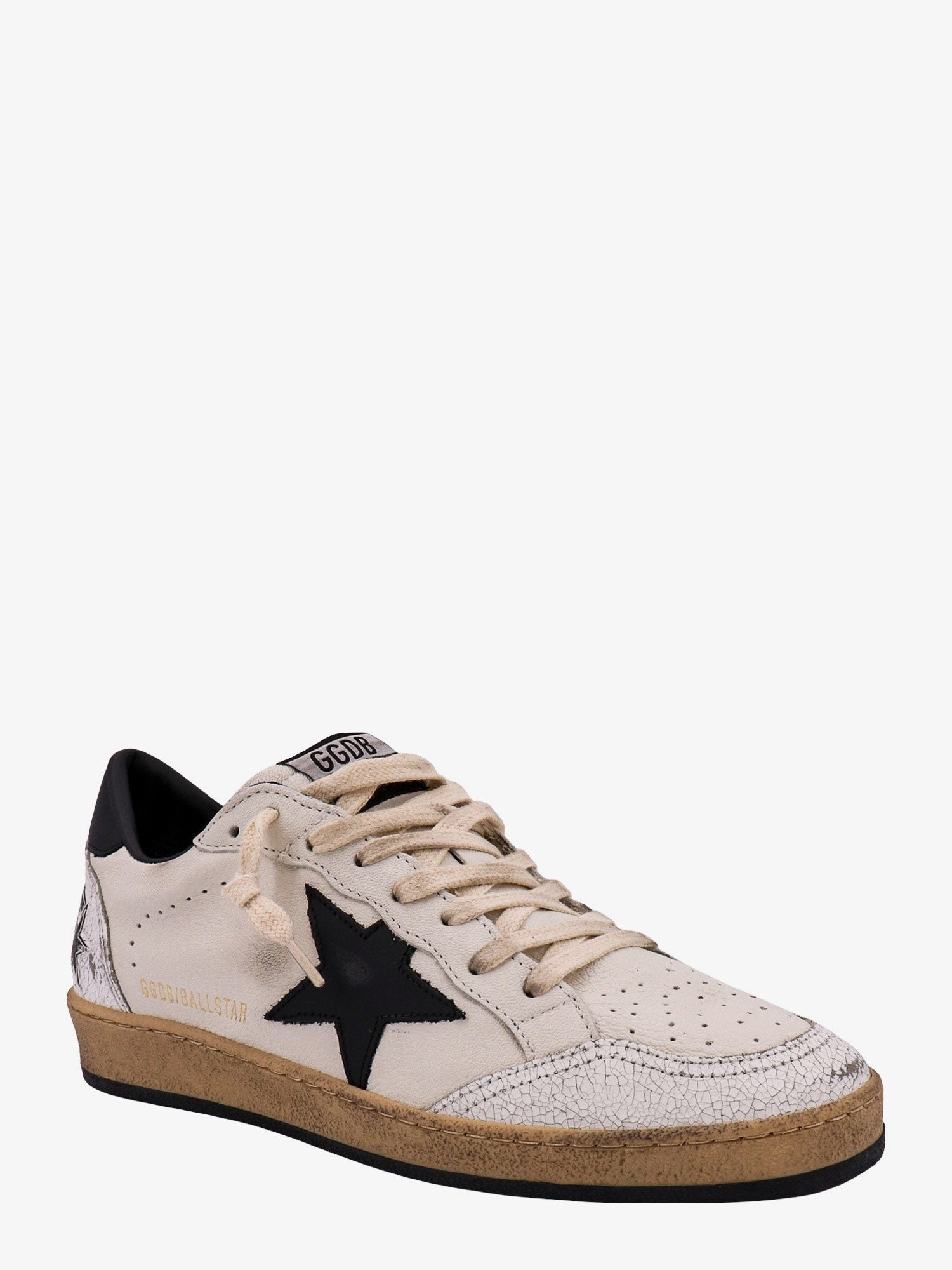 Golden Goose Ball Star Leather Sneakers