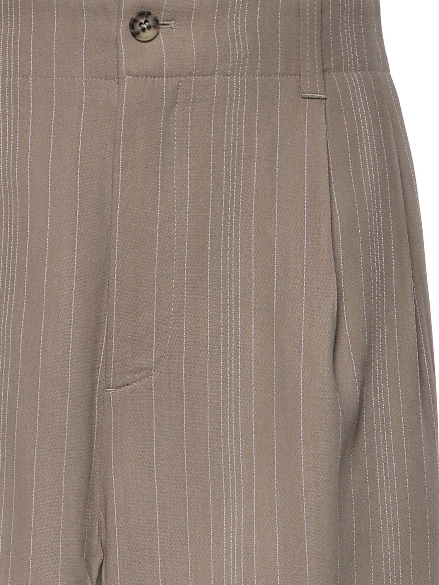 Golden Goose Wool Blend Trousers With Pinstripe Pattern