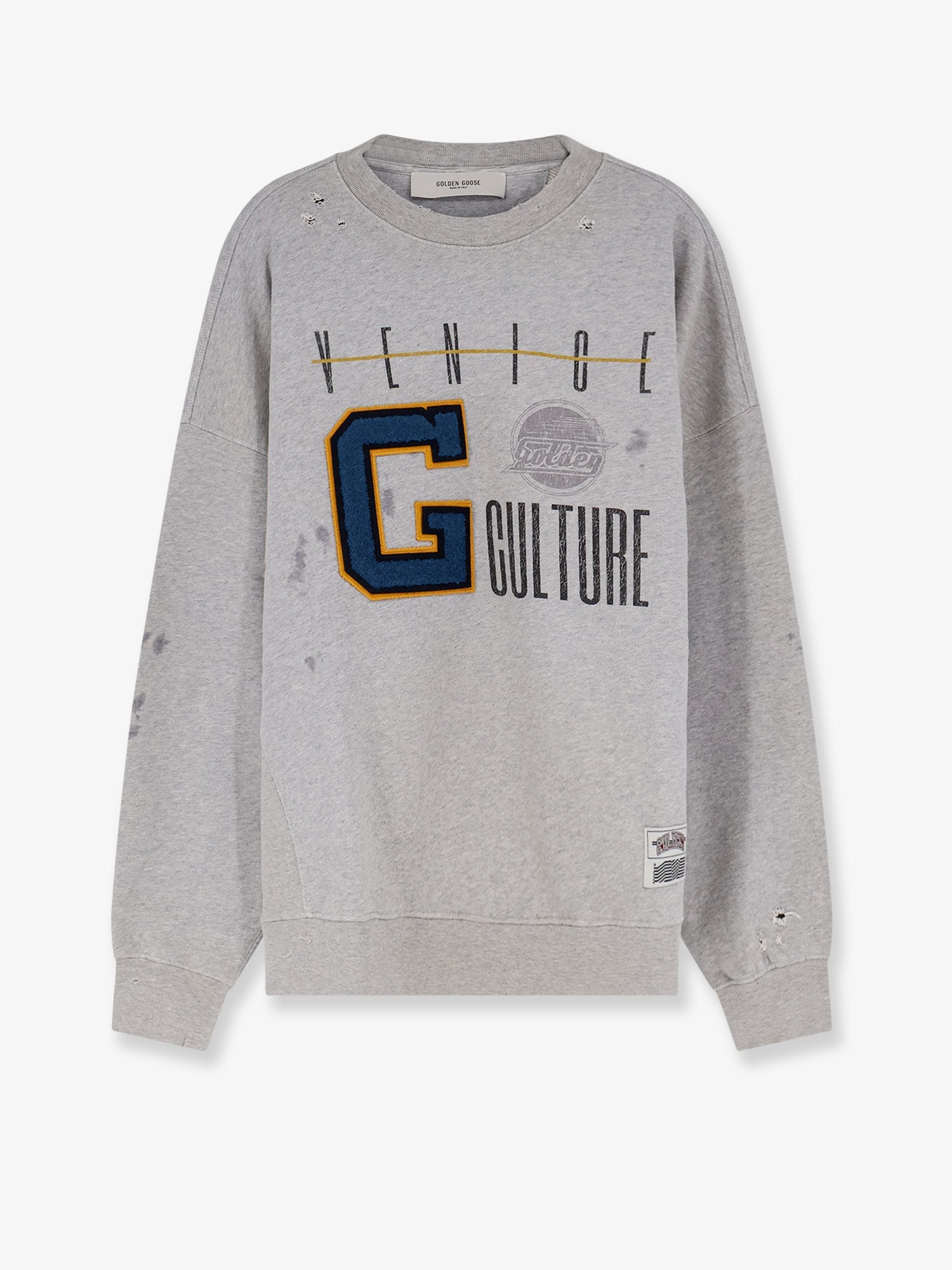 Golden Goose Cotton Sweatshirt With Print On The Front