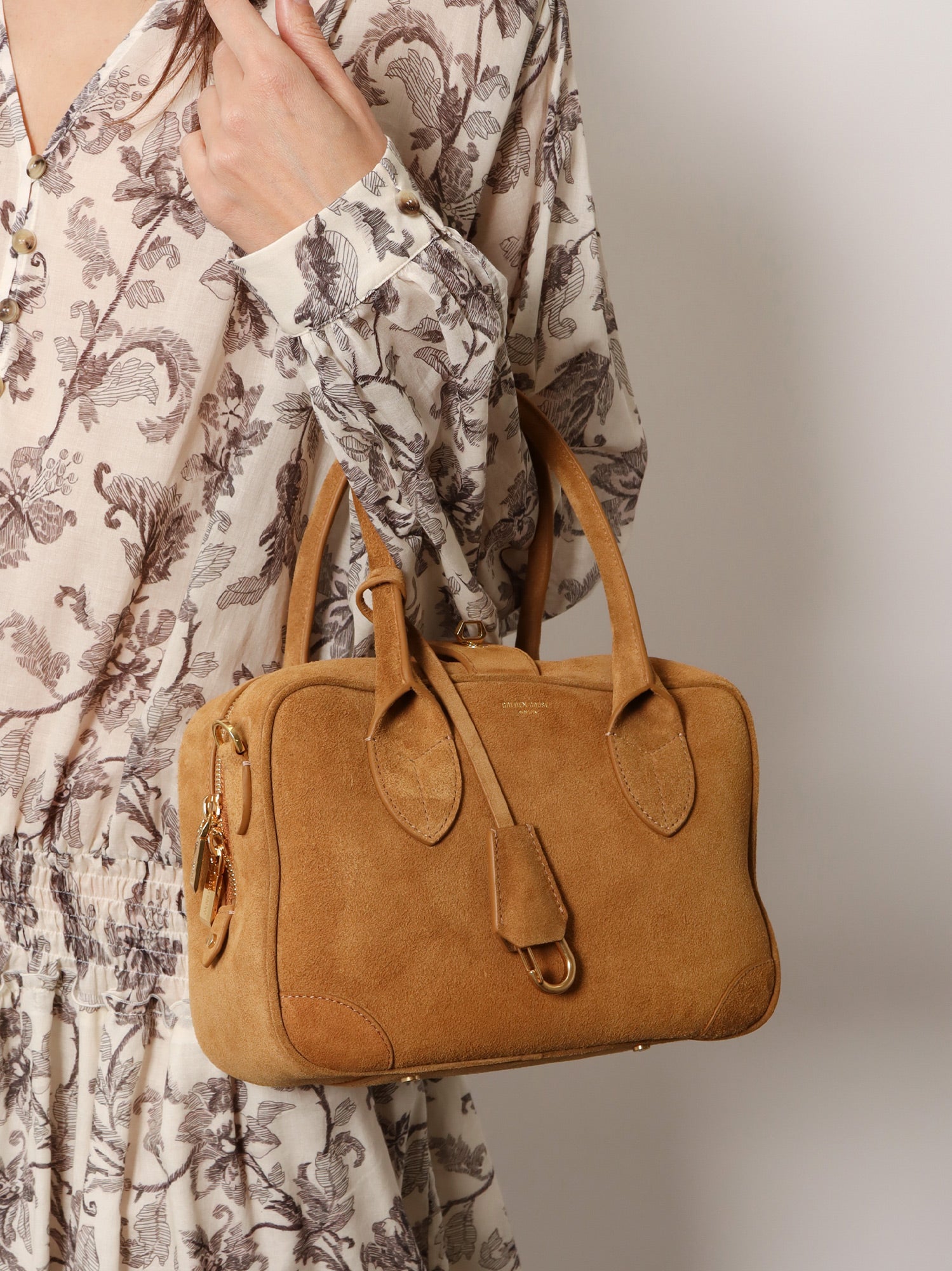 Golden Goose Vita Bag Suede Crossbody Bag