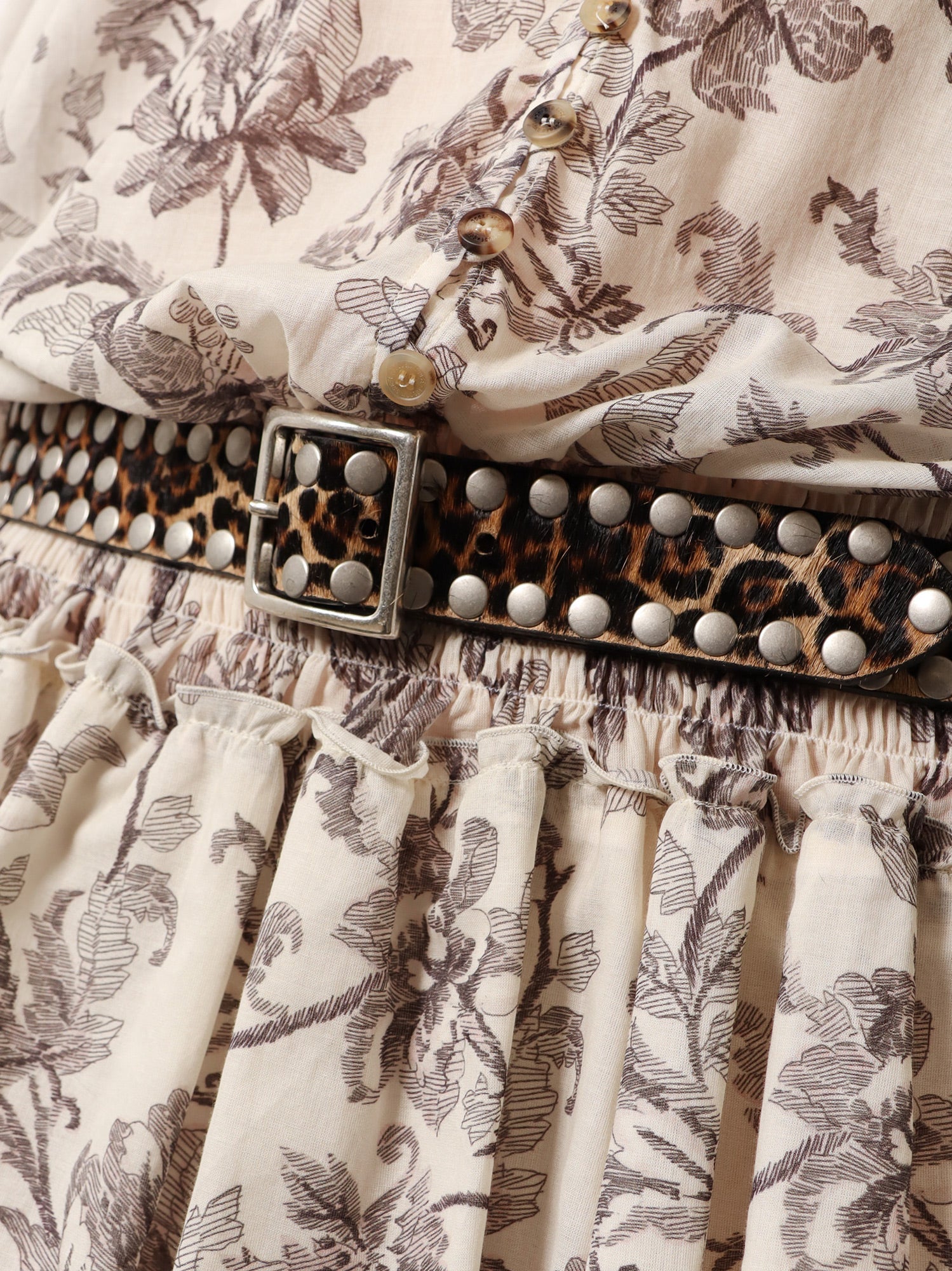 Golden Goose Leo Leather Belt
