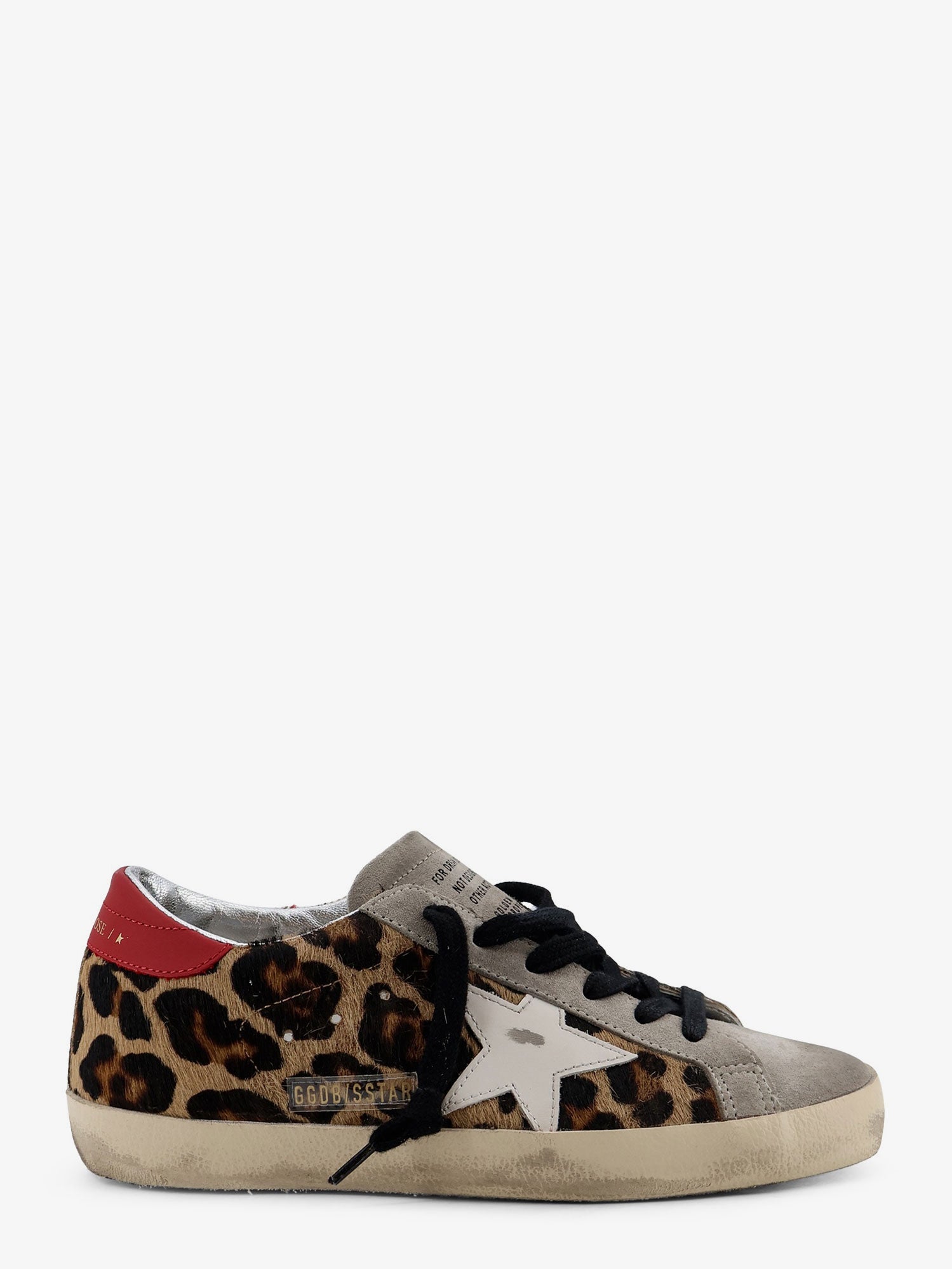 Golden Goose Super Star Sneaker With Animal Print