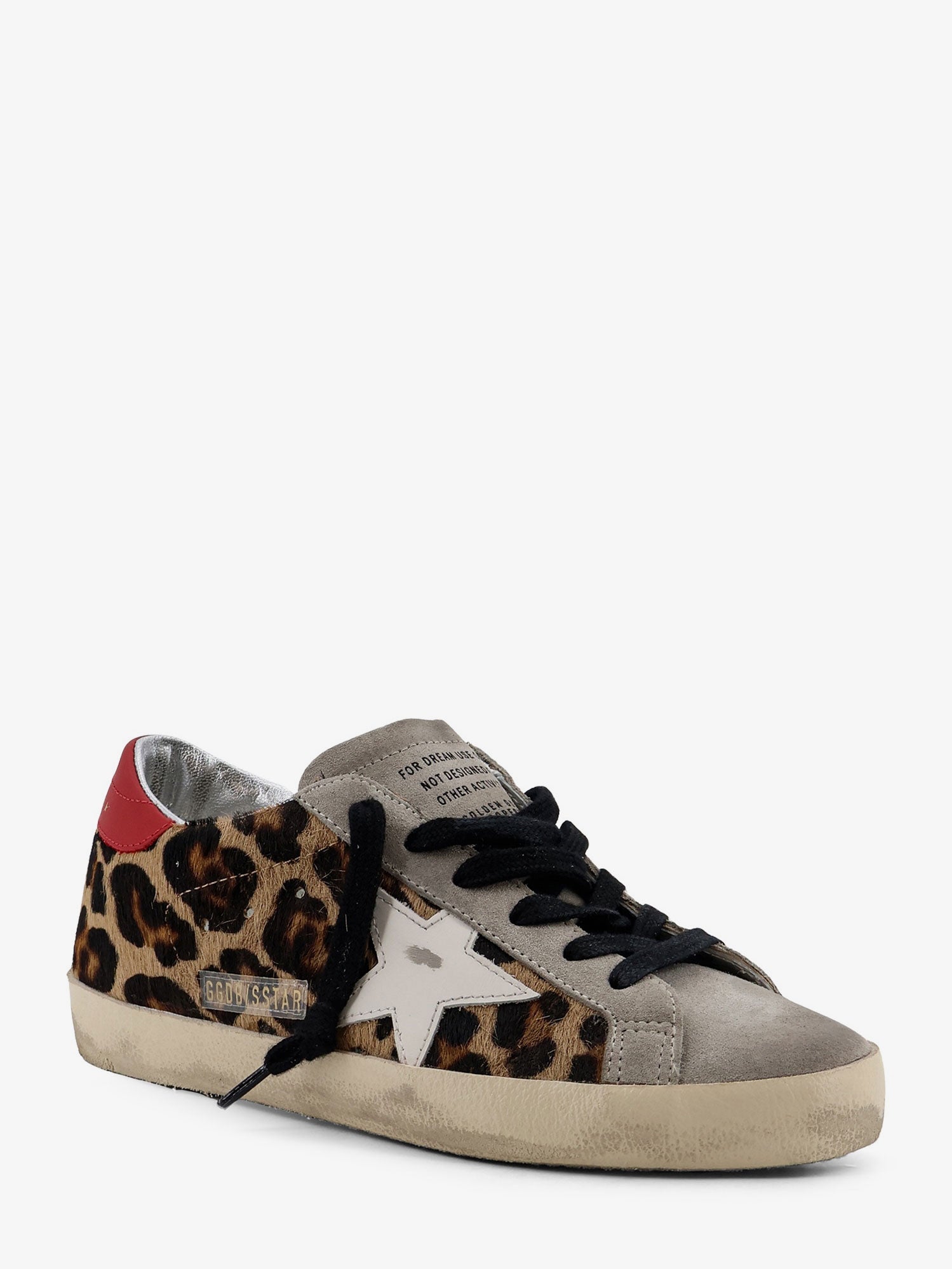 Golden Goose Super Star Sneaker With Animal Print