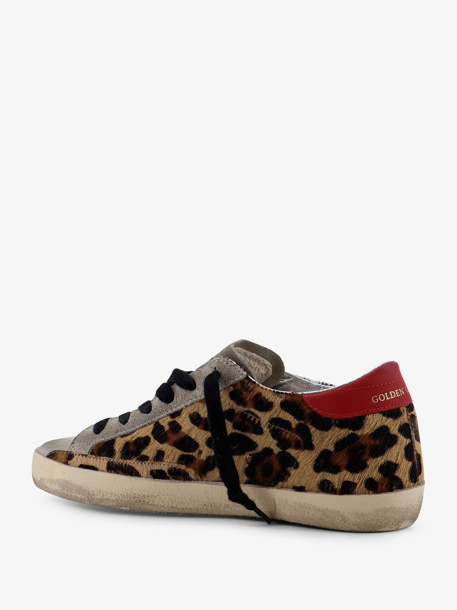 Golden Goose Super Star Sneaker With Animal Print