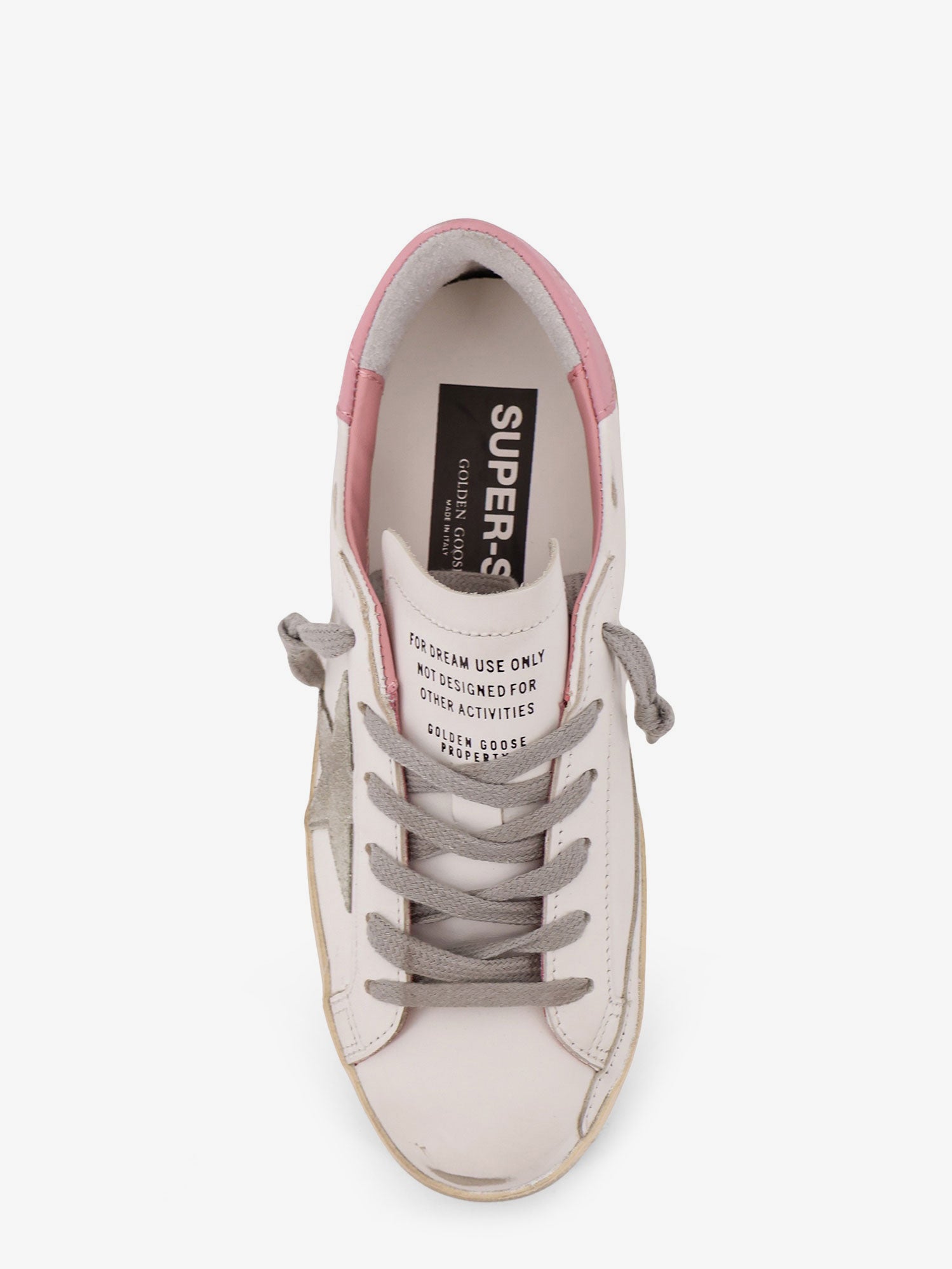 Golden Goose Super Star Leather Sneakers With Side Logo