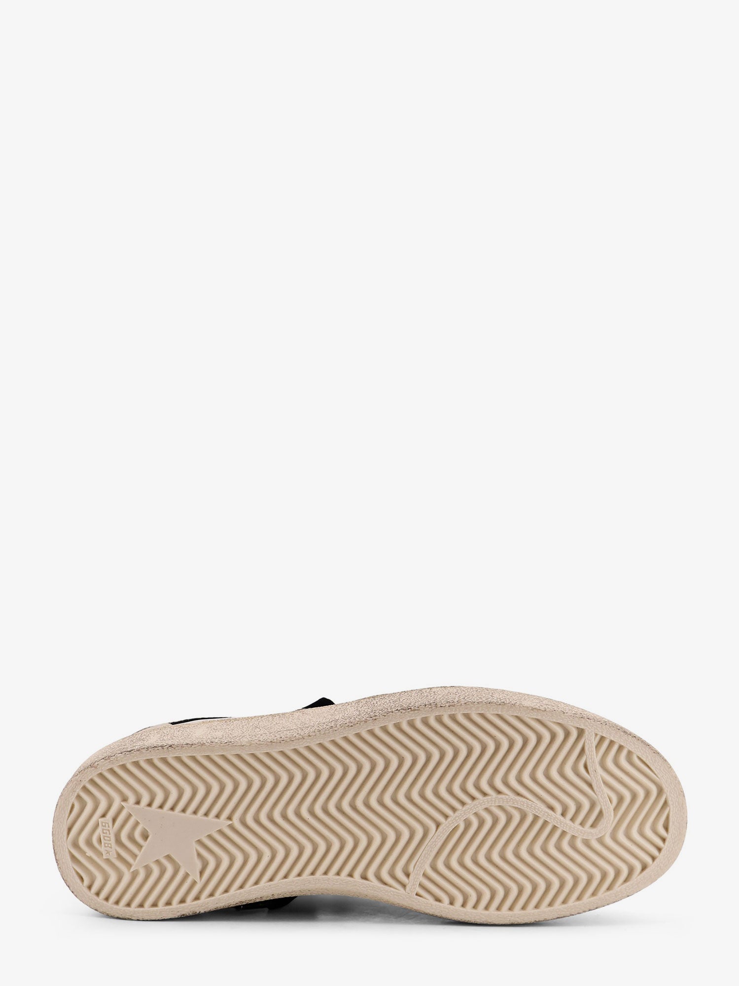 Golden Goose Ball Star With Padded Collar Leather Sneakers