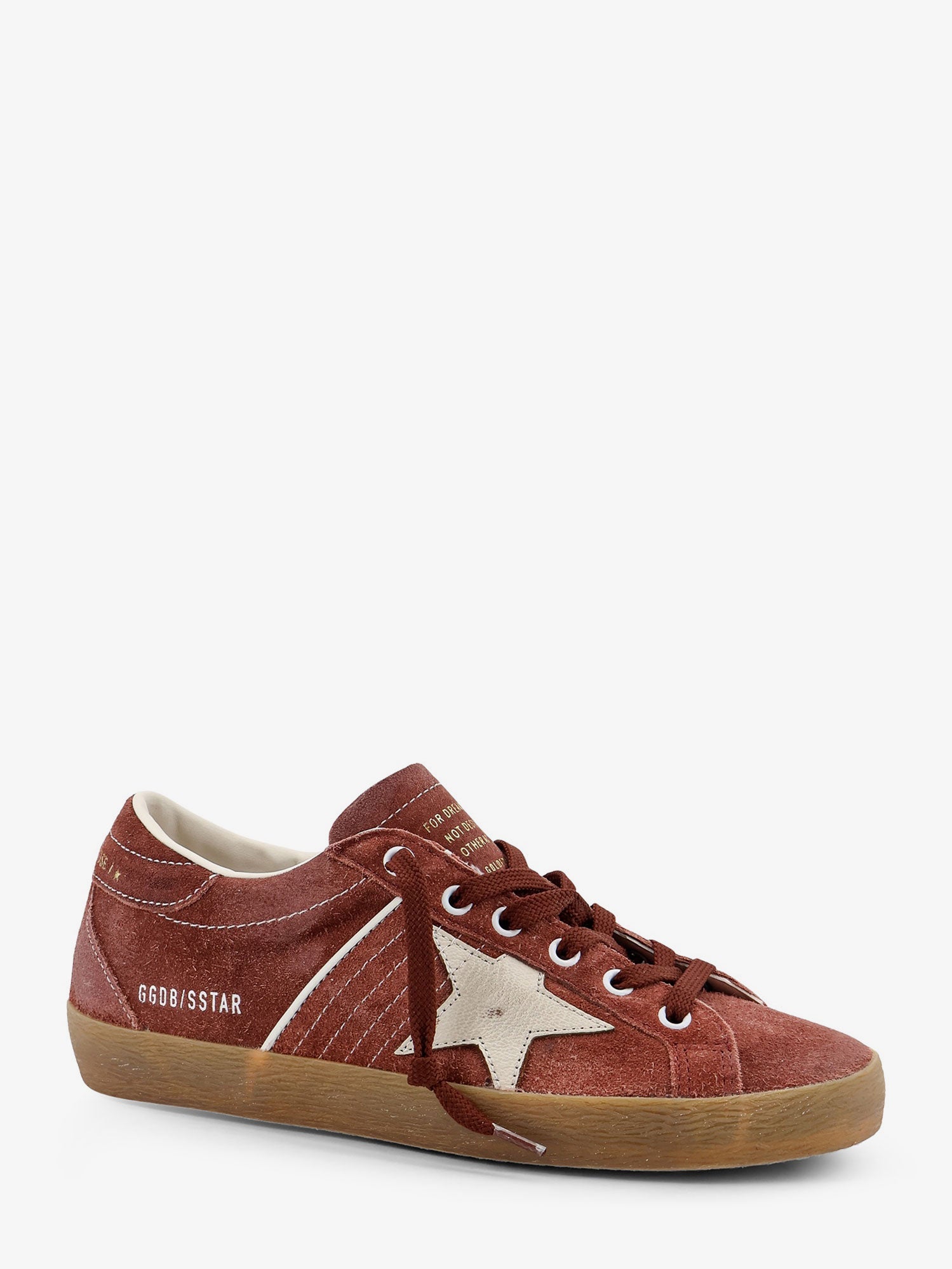 Golden Goose Super Star Suede Sneakers With Logo On The Side