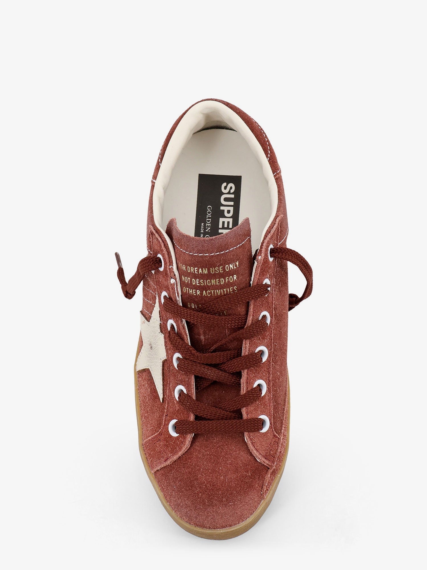 Golden Goose Super Star Suede Sneakers With Logo On The Side