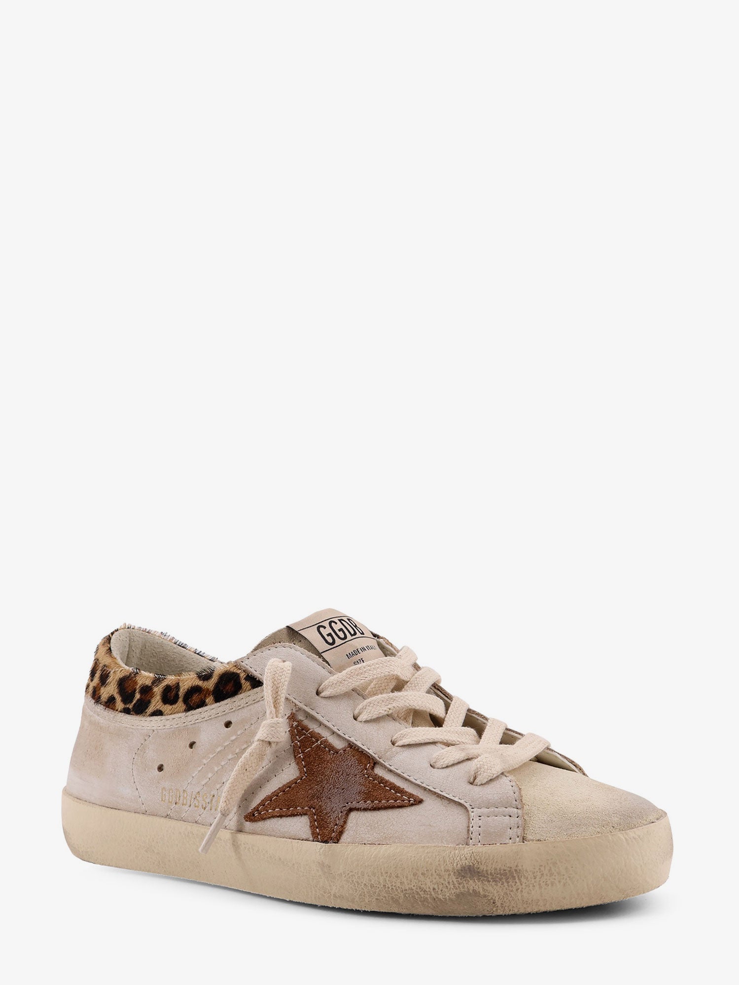 Golden Goose Super Star With List Leather Sneakers