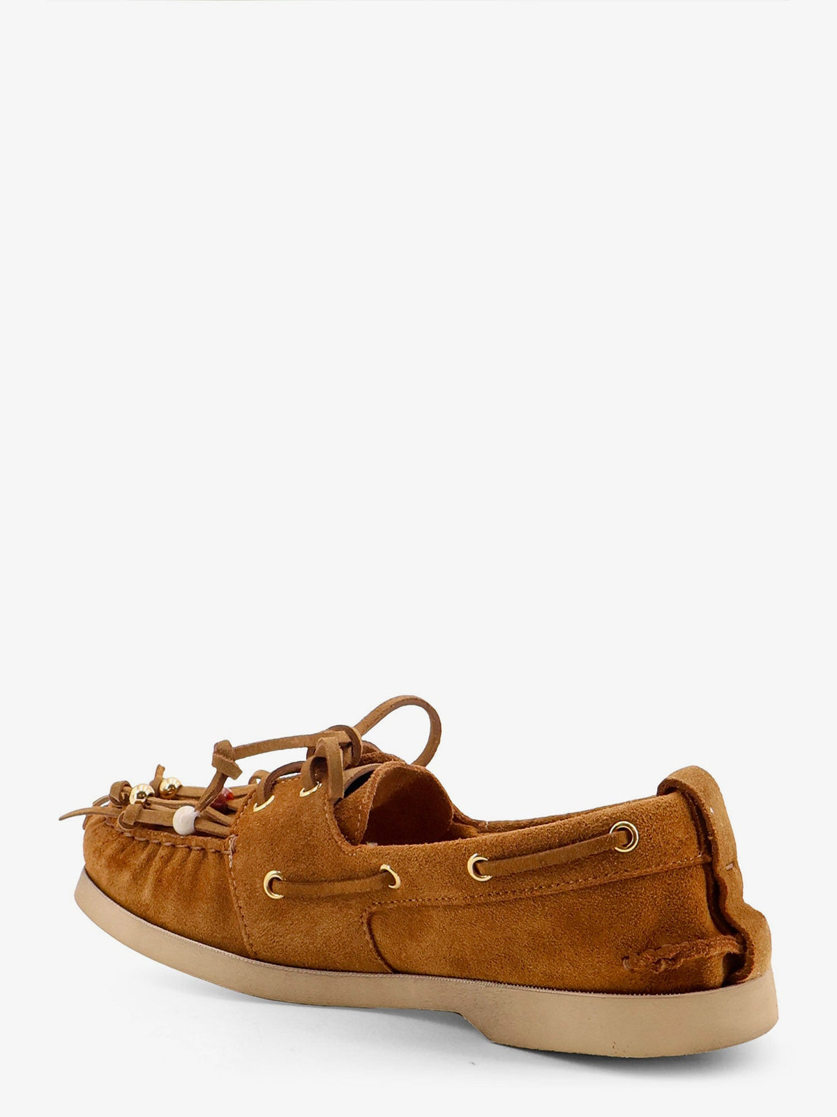 Golden Goose Cruise With Fringes Suede Loafers