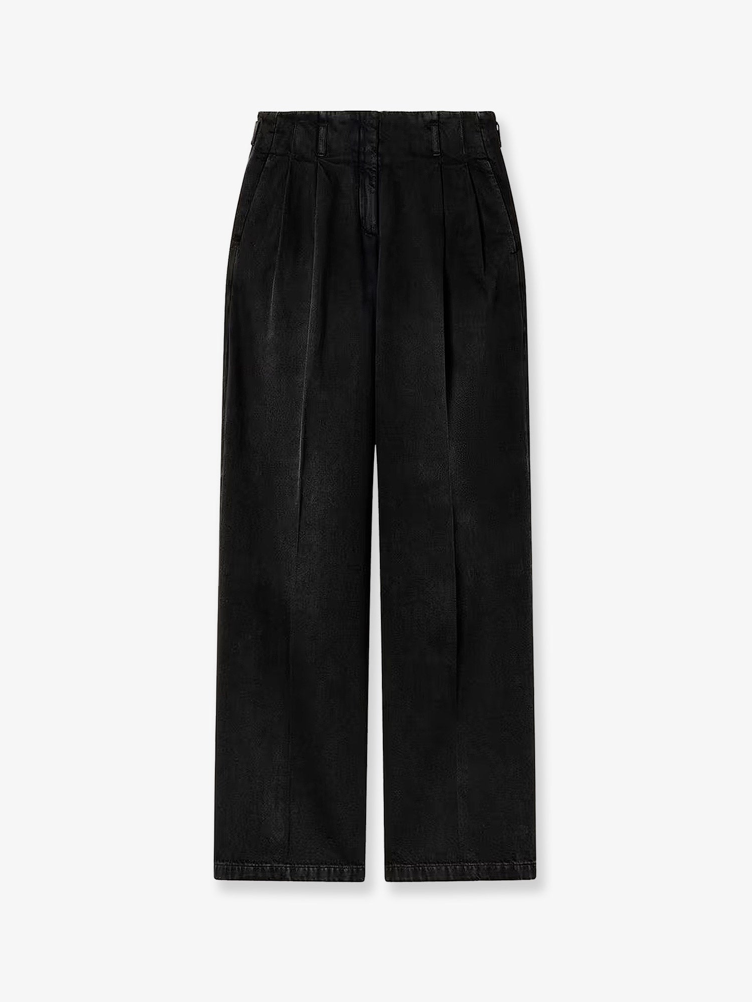Golden Goose Flavia Stone-washed Cotton Trousers