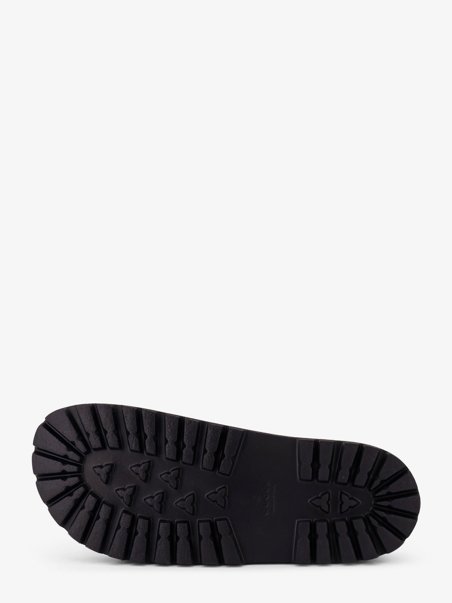 Gucci Rubber Slide With Web Detail