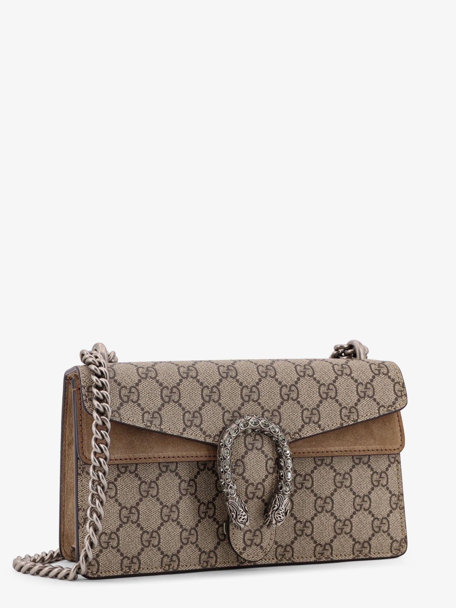 Gucci Dionysus Medium Gg Supreme Fabric Crossbody Bag