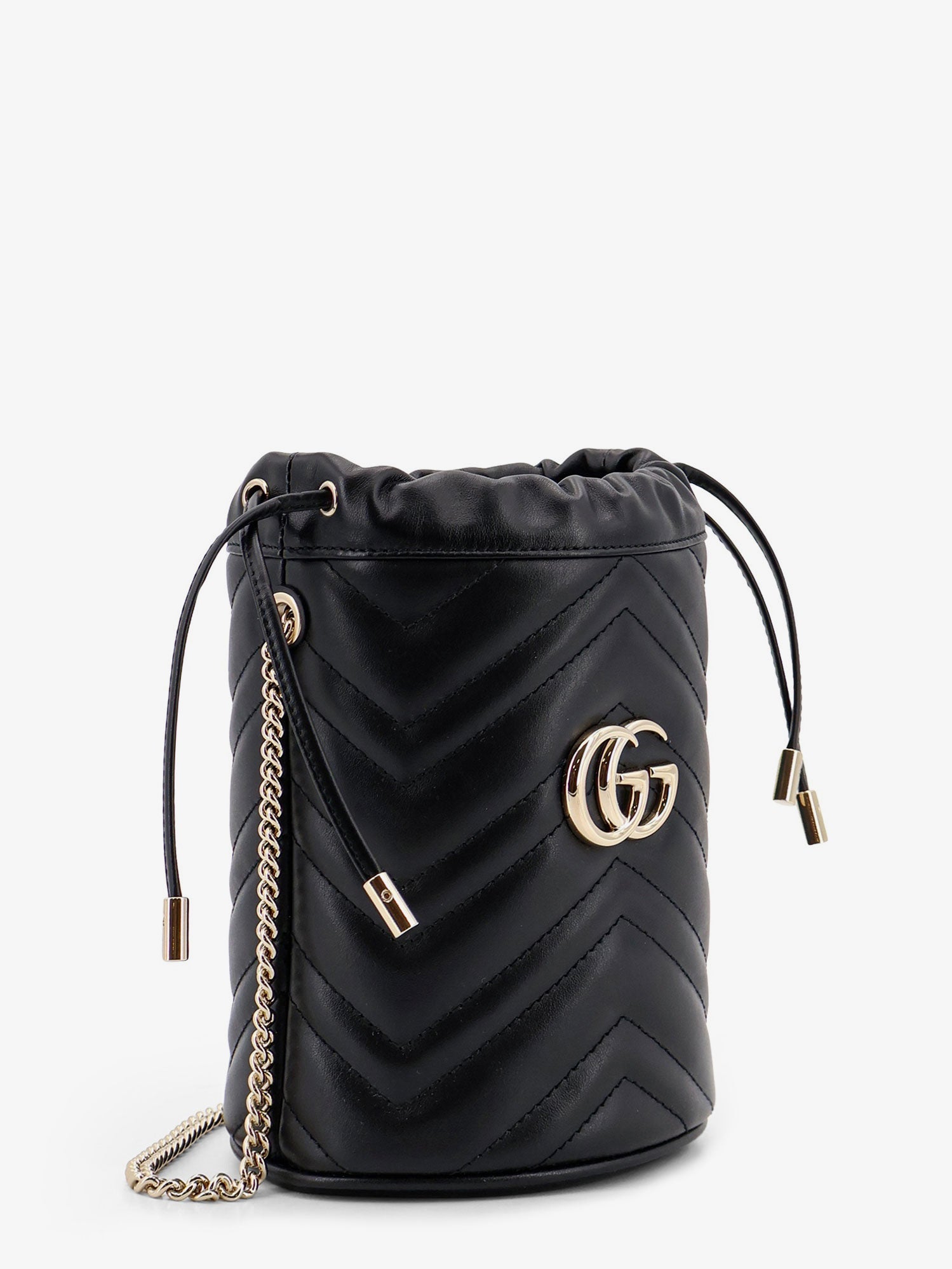 Gucci Gg Marmont Matelassé Leather Bucket Bag