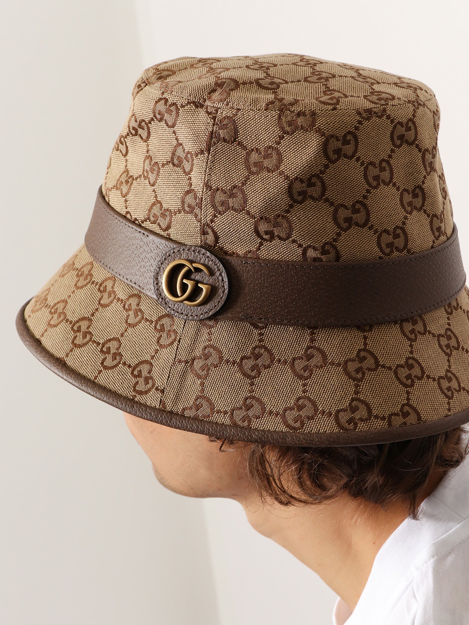 Gucci Gg Fabric Fedora Hat