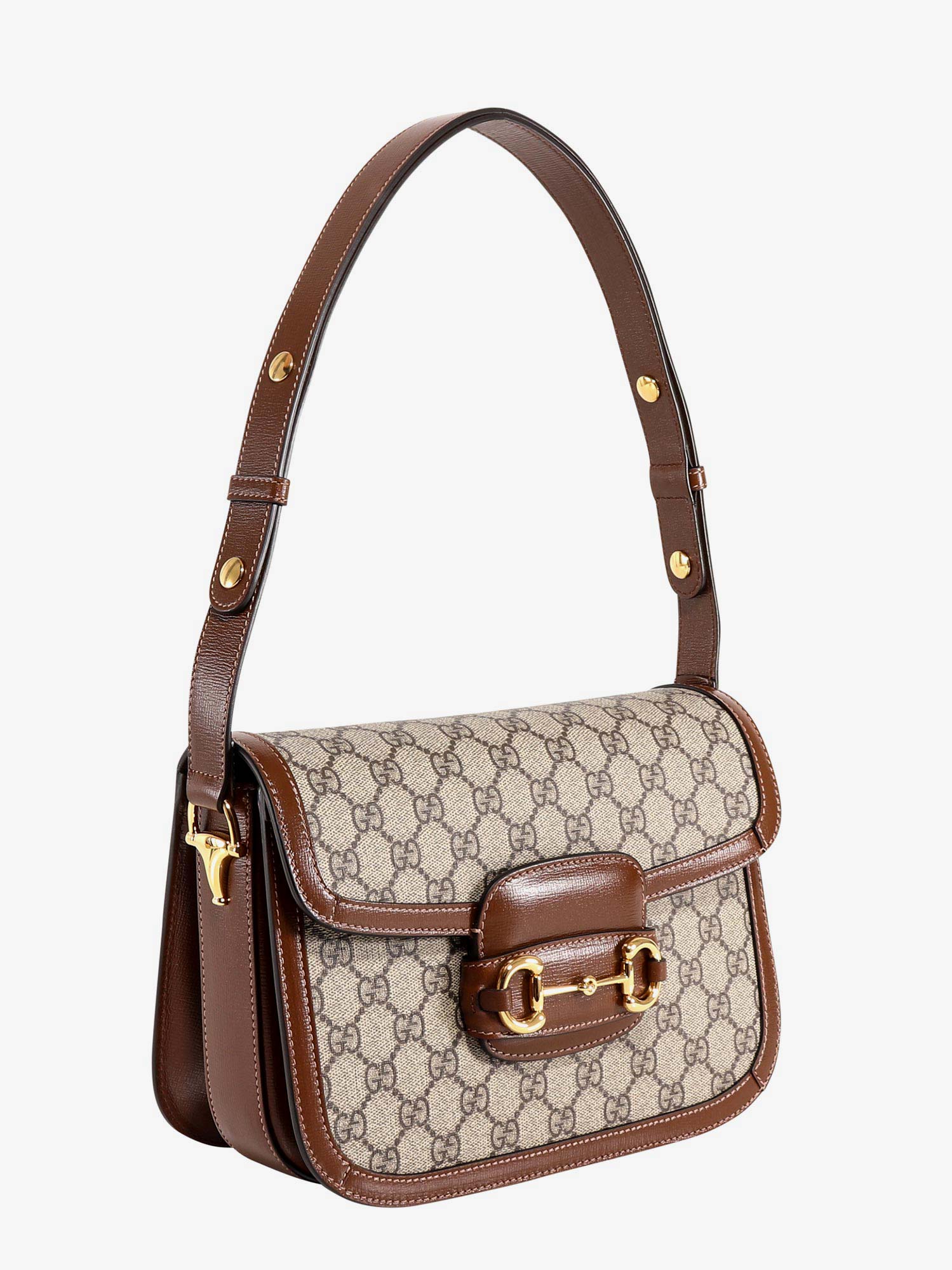 Gucci Gucci Horsebit 1955 Gg Coated Canvas Crossbody Bag
