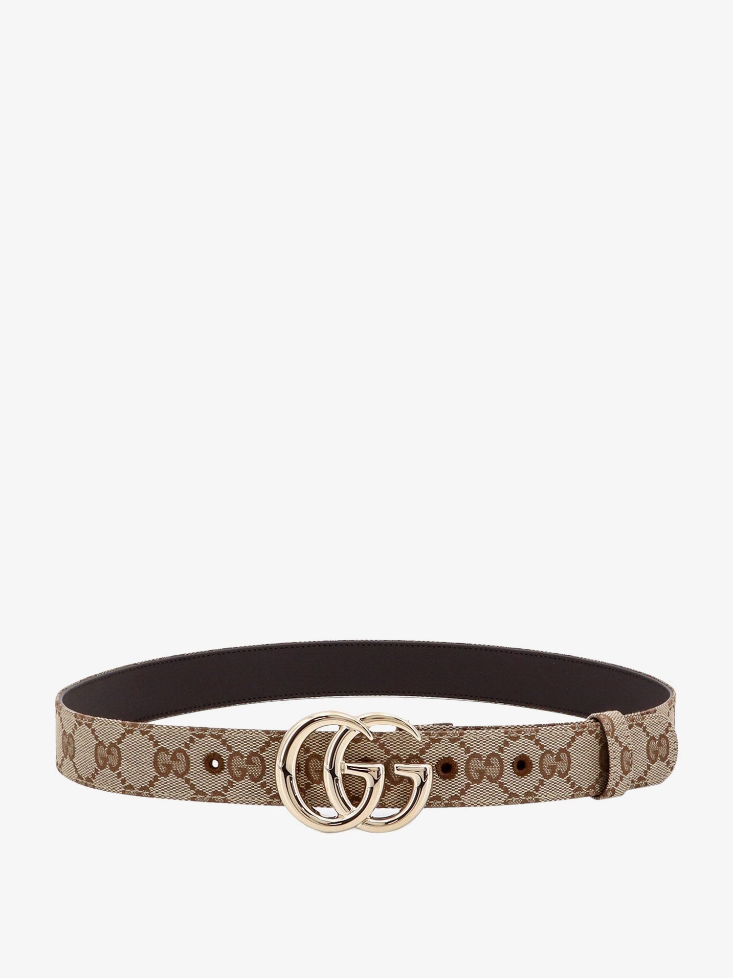 Gucci Gg Marmont Coated Canvas Belt