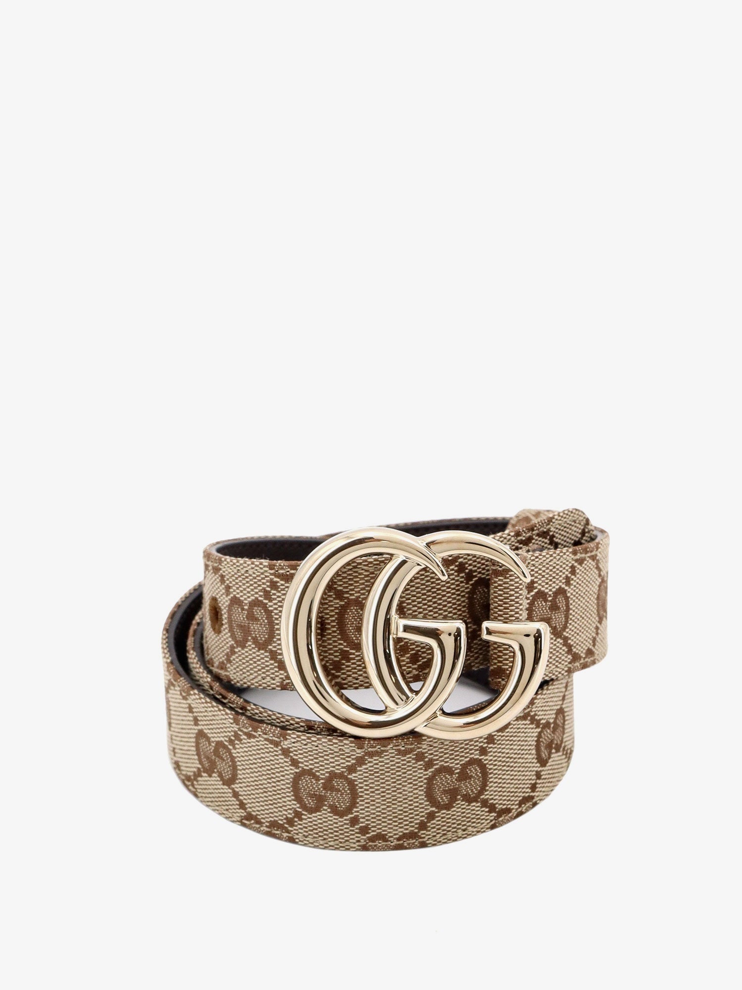 Gucci Gg Marmont Coated Canvas Belt