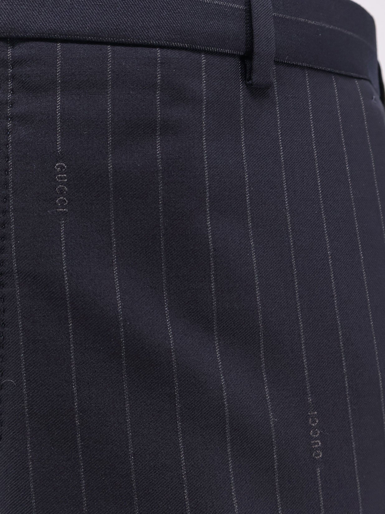 Gucci Gucci Pinstripe Wool Trousers