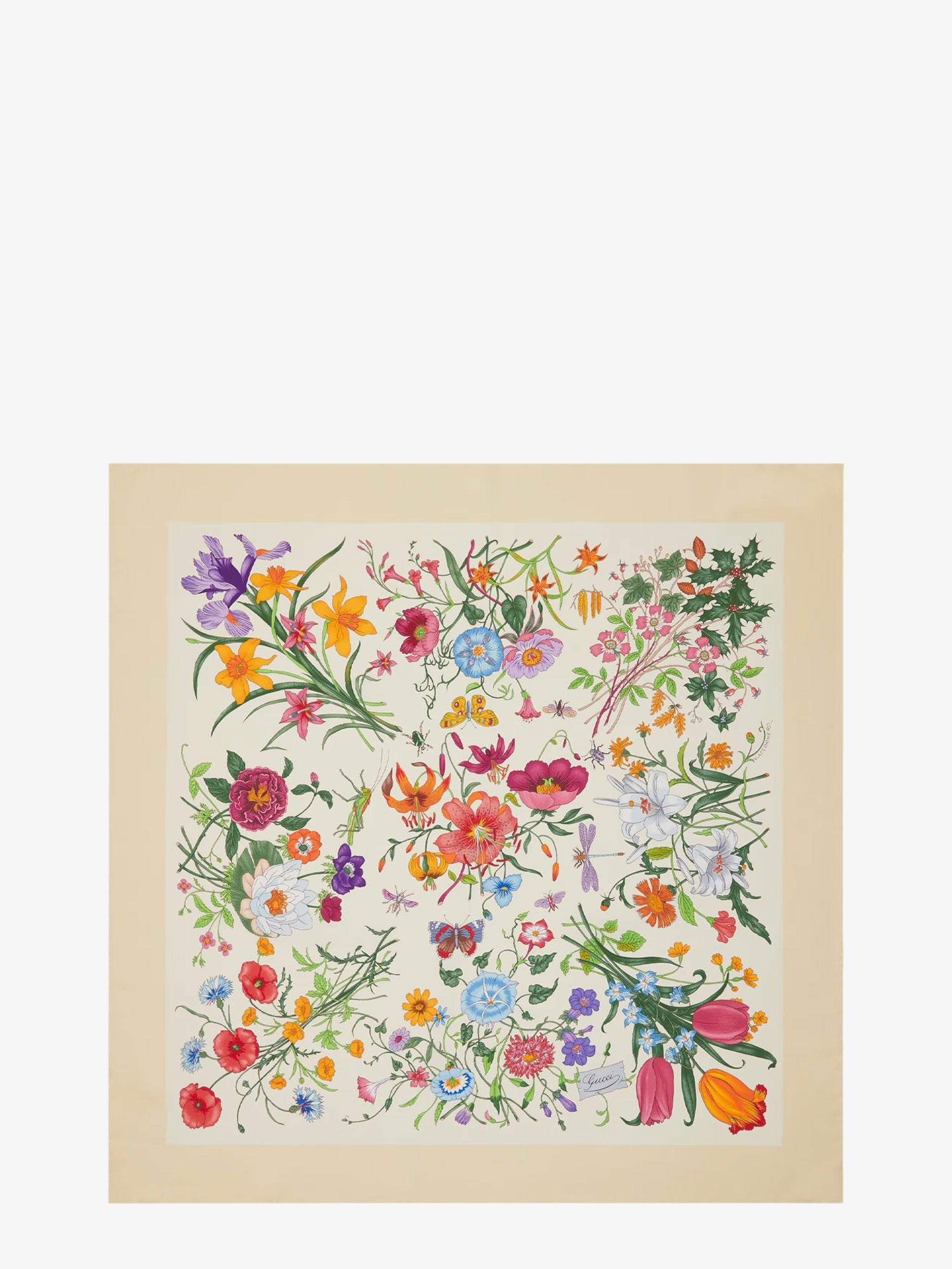 Gucci Gucci Flora Silk Foulard