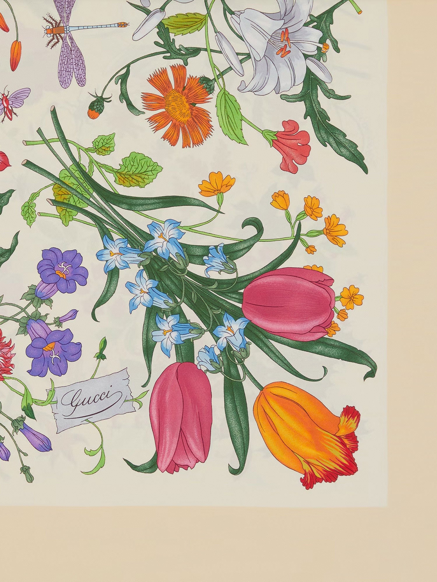 Gucci Gucci Flora Silk Foulard