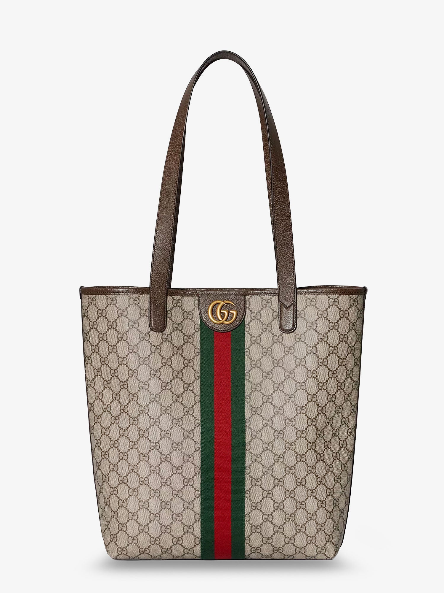 Gucci Gg Monogram Fabric Ophidia Shopping Bag