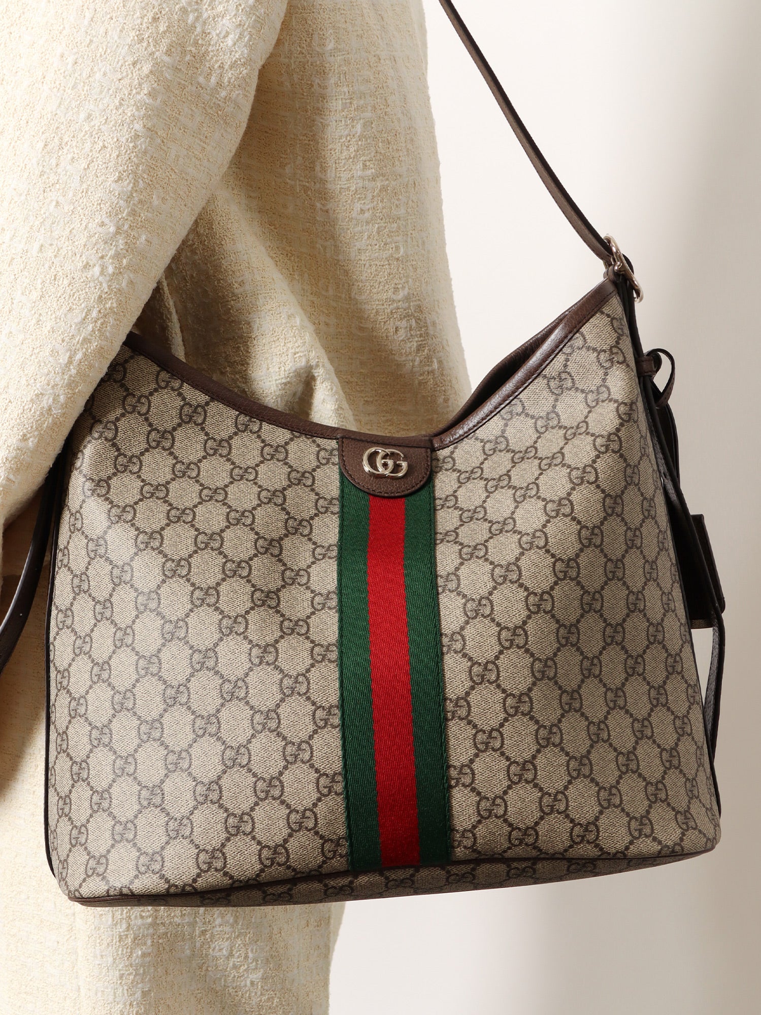 Gucci Ophidia Gg Fabric Shoulder Bag