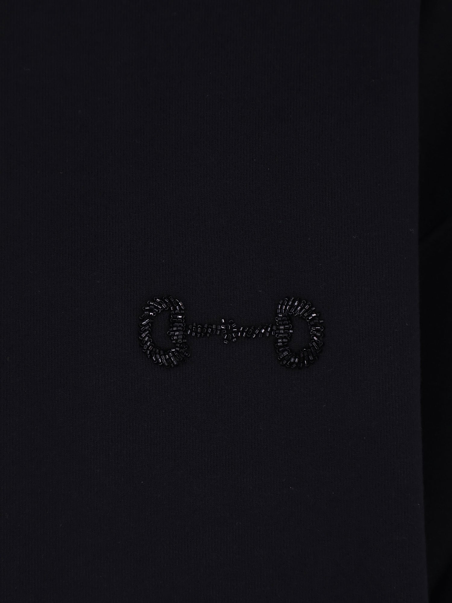 Gucci Cotton Sweatshirt With Beaded Horsebit Detail