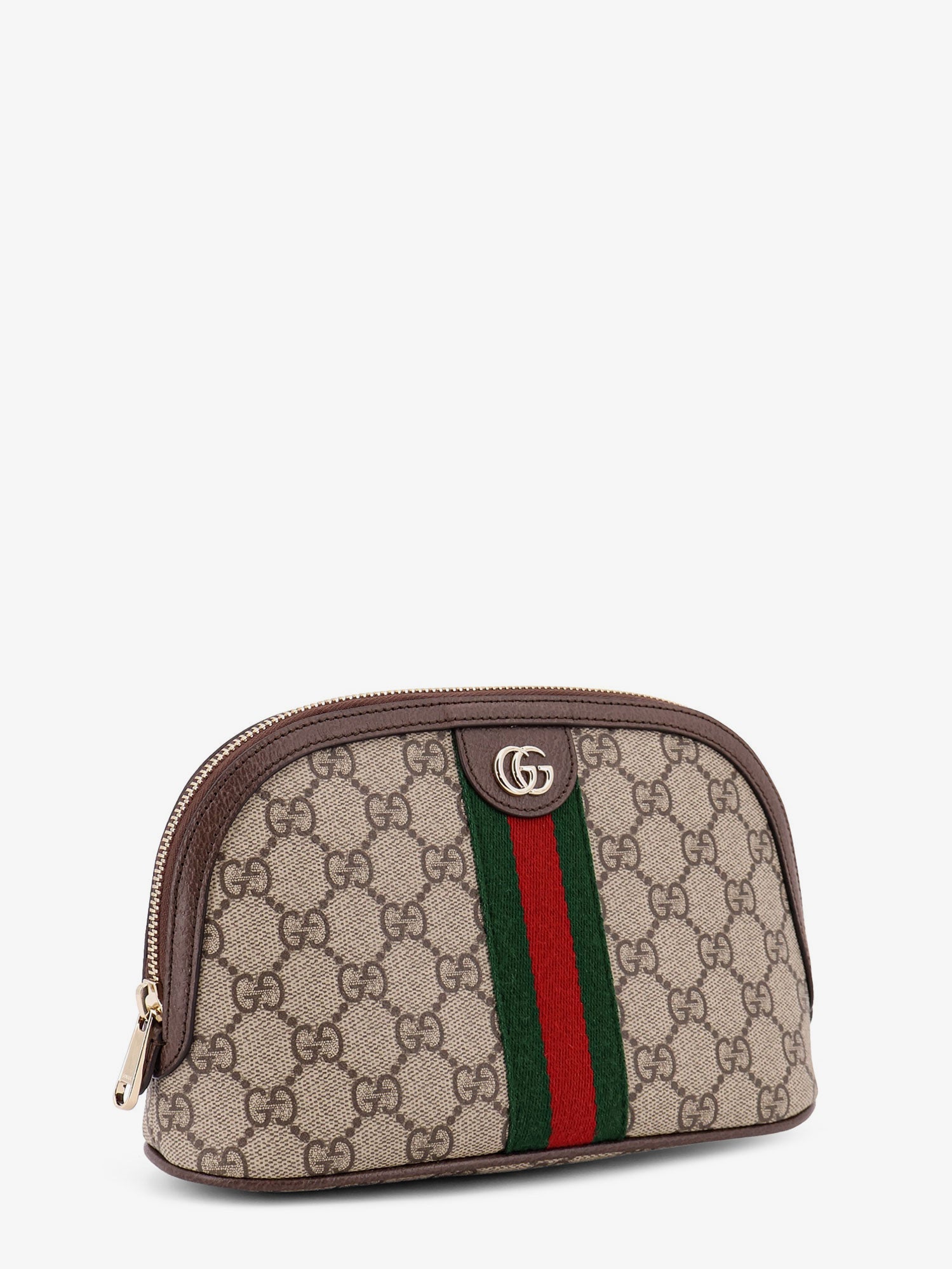 Gucci Coated Canvas Beauty Case With Gg Motif