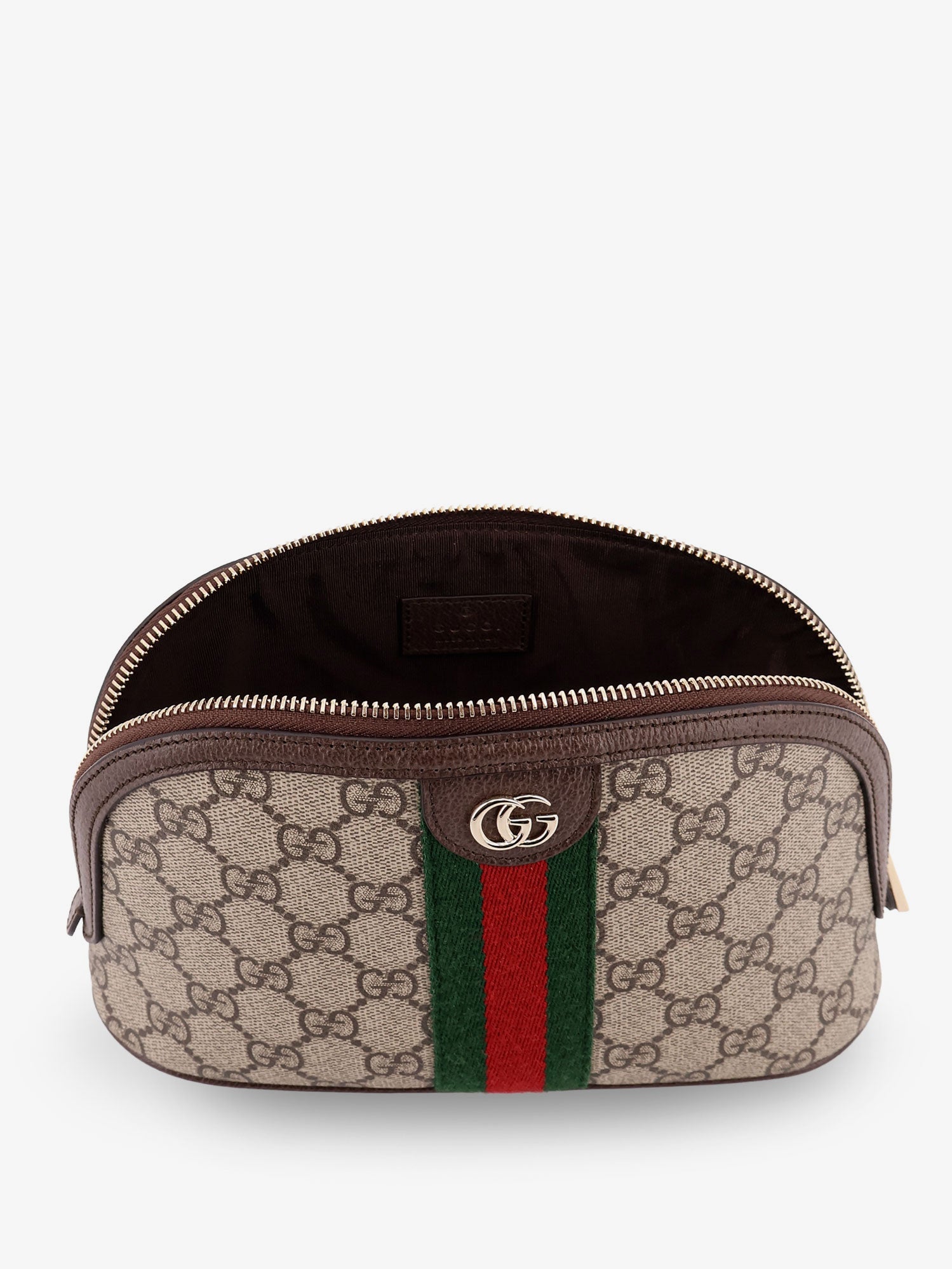 Gucci Coated Canvas Beauty Case With Gg Motif