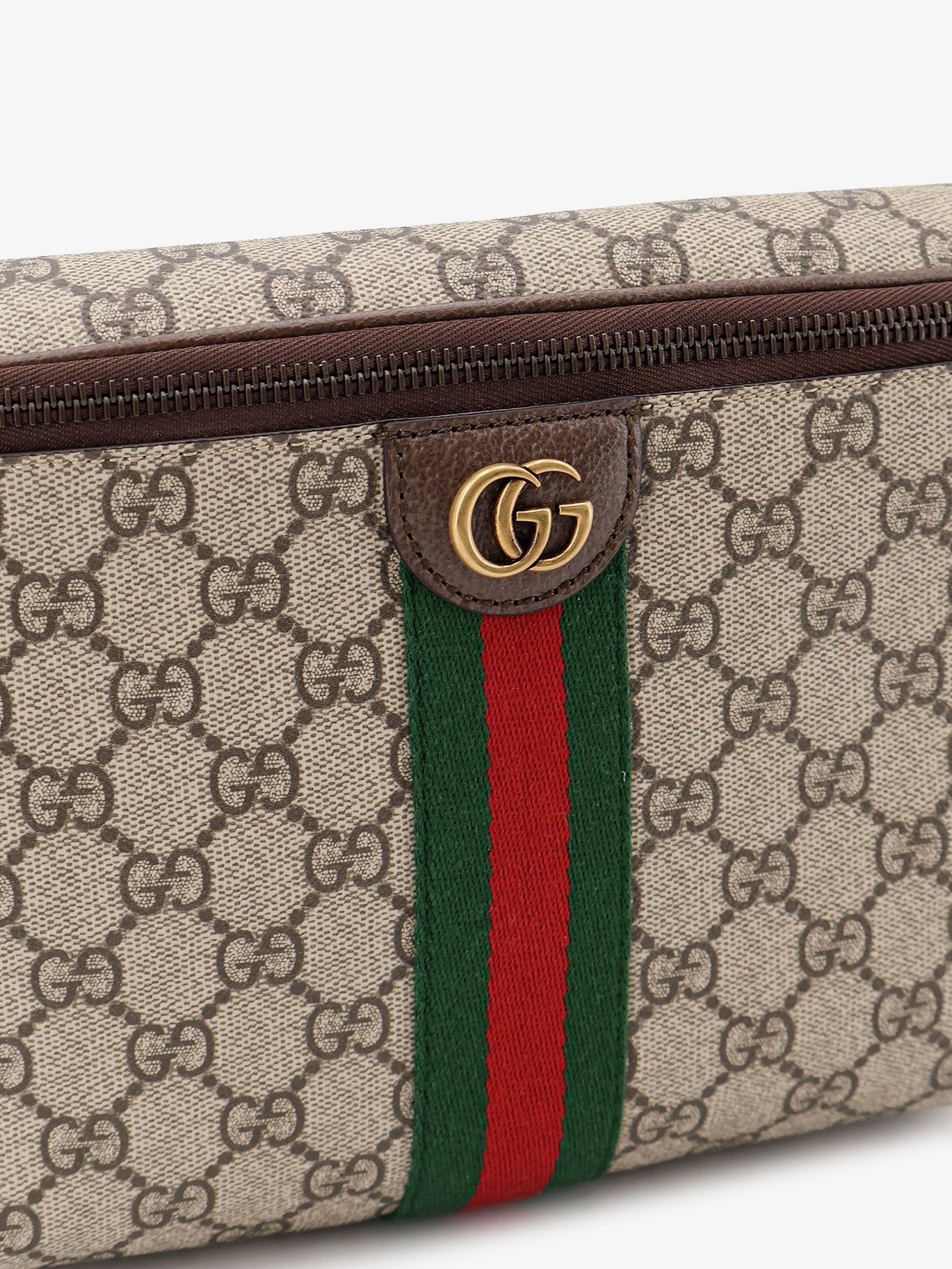 Gucci Ophidia Gg Coated Canvas Belt Bag