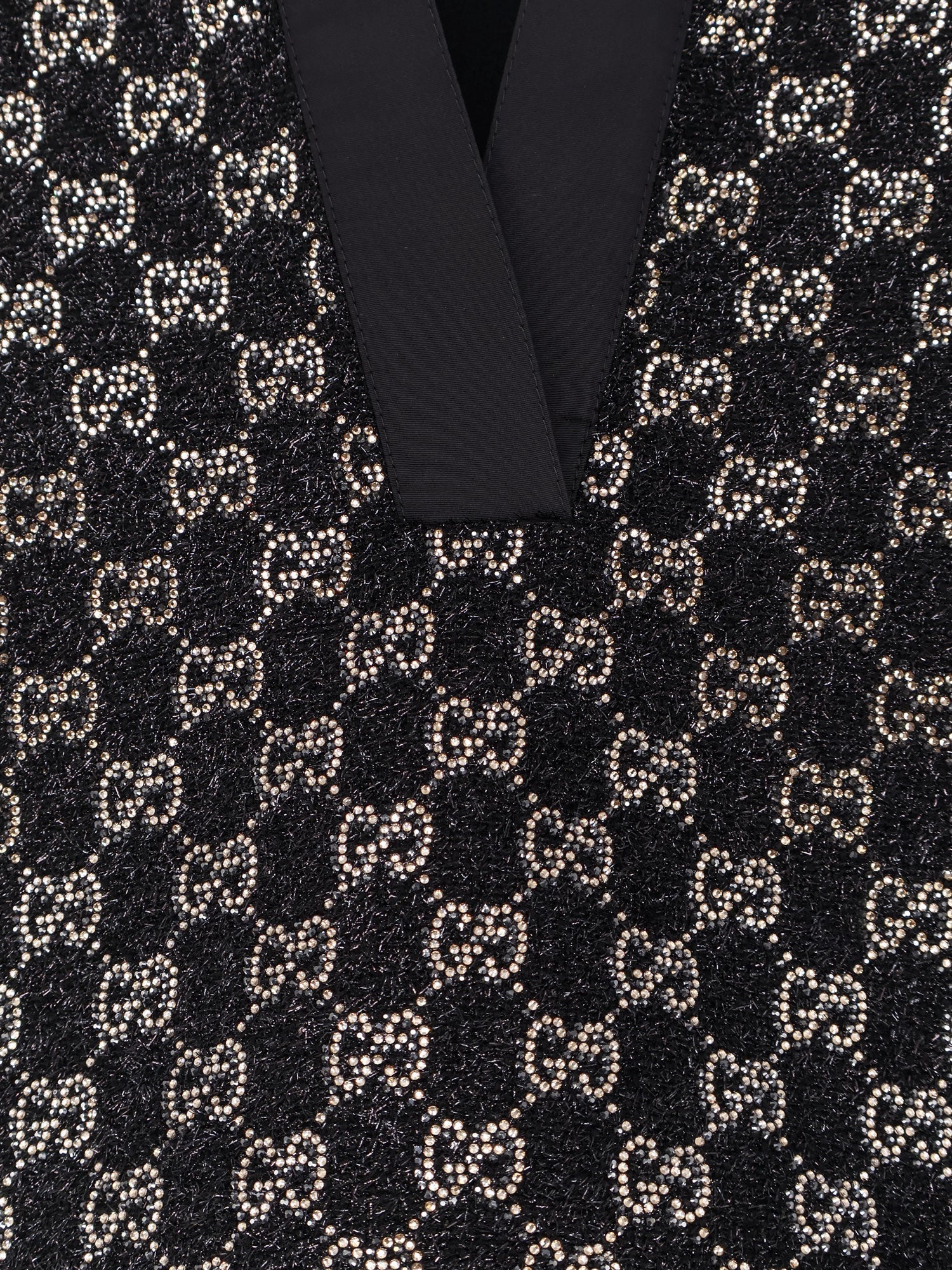 Gucci Lightweight Lamé Wool Tweed Top