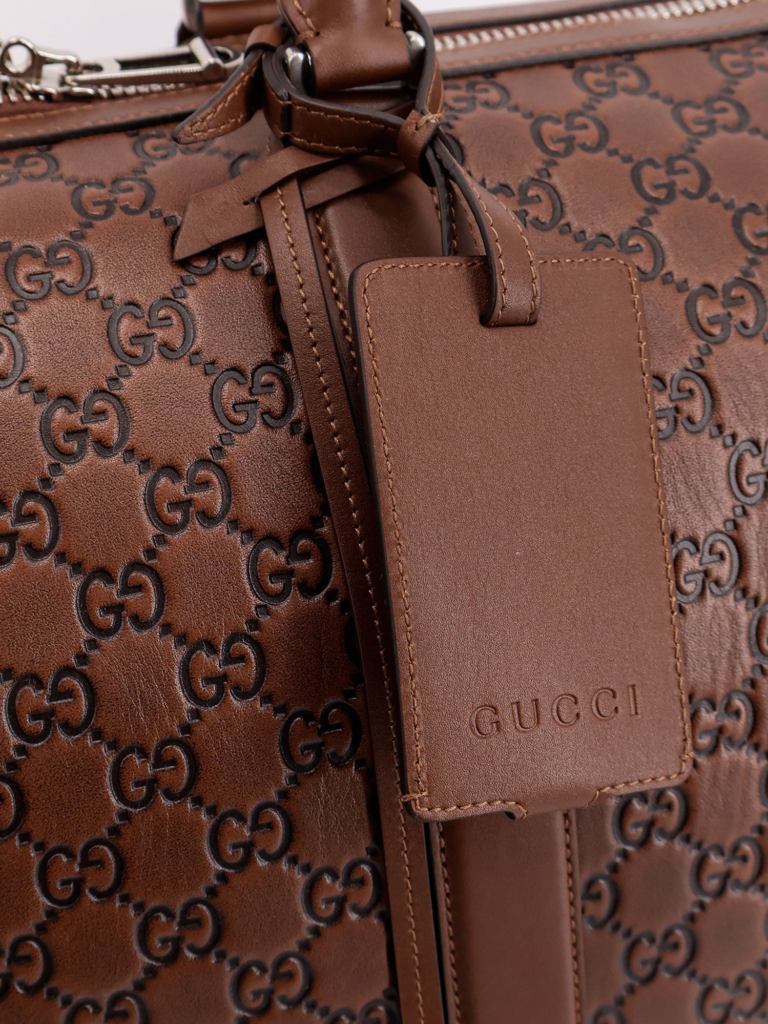 Gucci Gg Emblem Duffle Bag