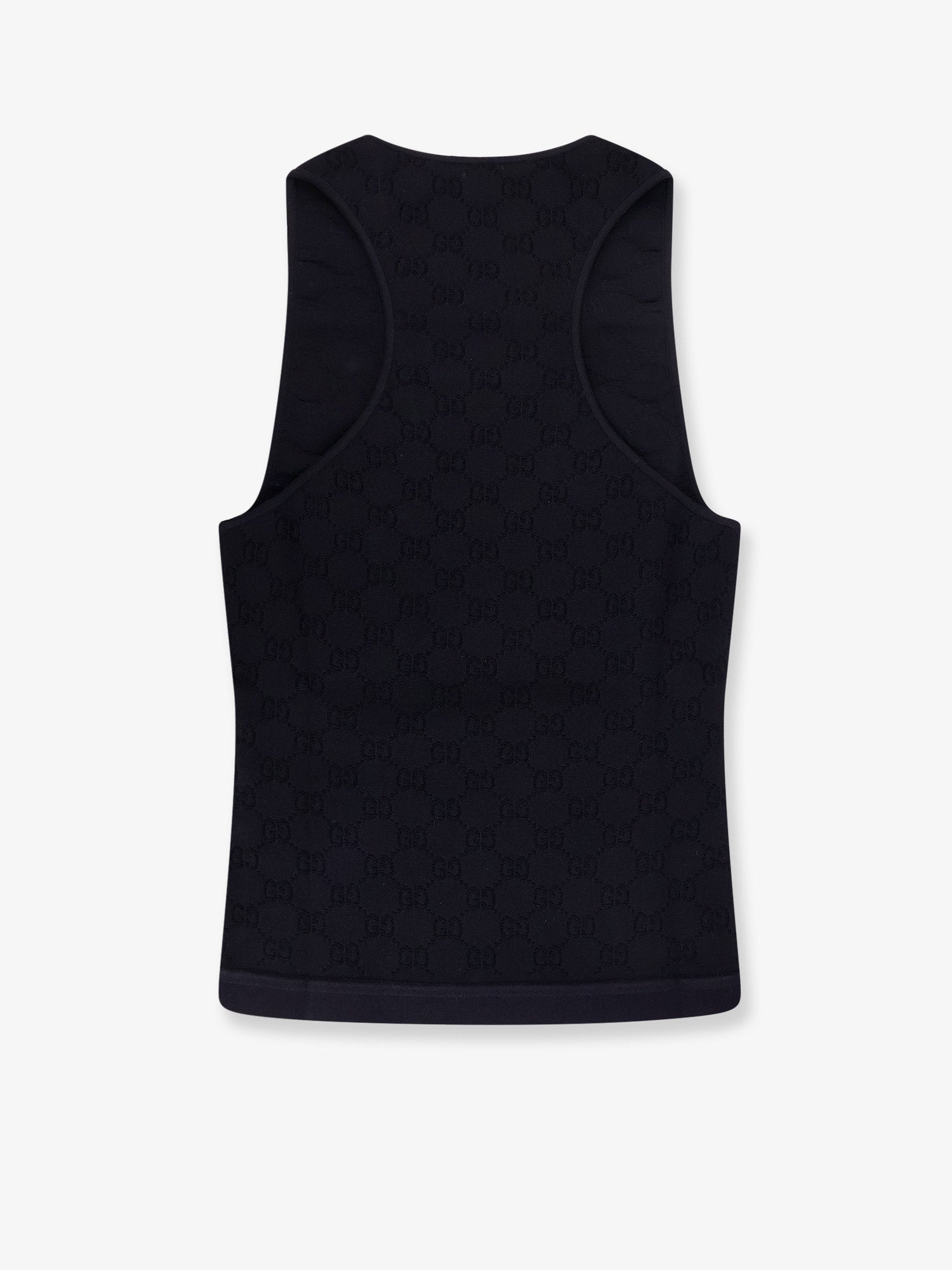 Gucci Viscose Blend Top With All-over Gg Motif