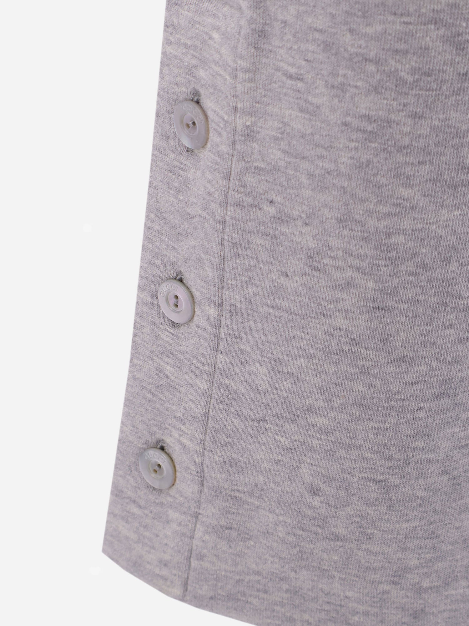 Gucci Cotton Blend Trouser With Web Detail